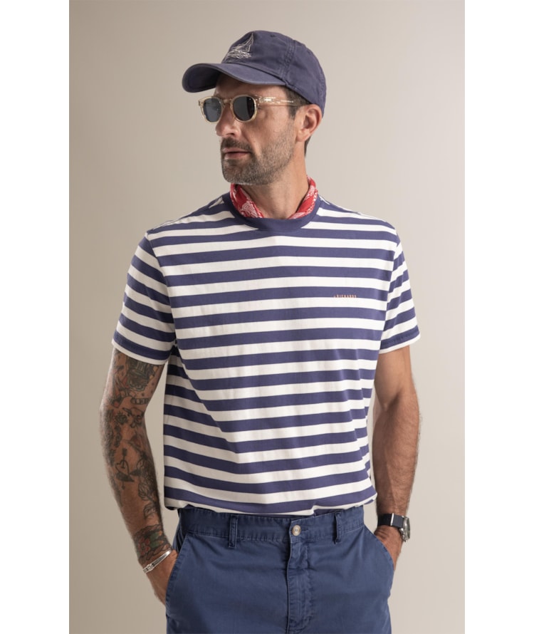 T-Shirt   Marine Dock Purple Blue