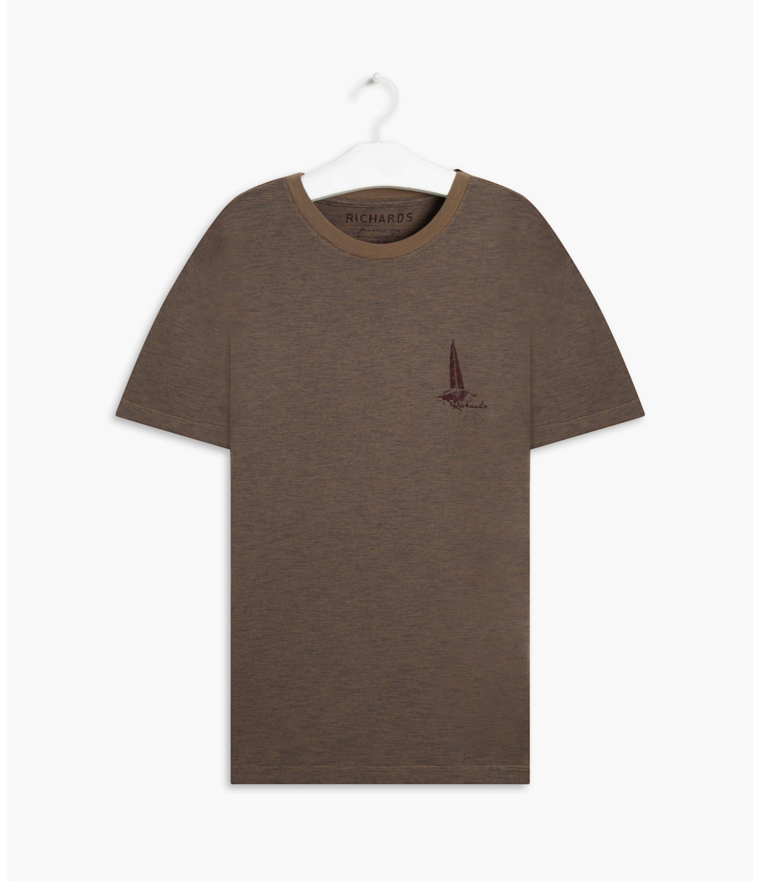 T-Shirt Mc Mini Stripes Sailing Tabaco