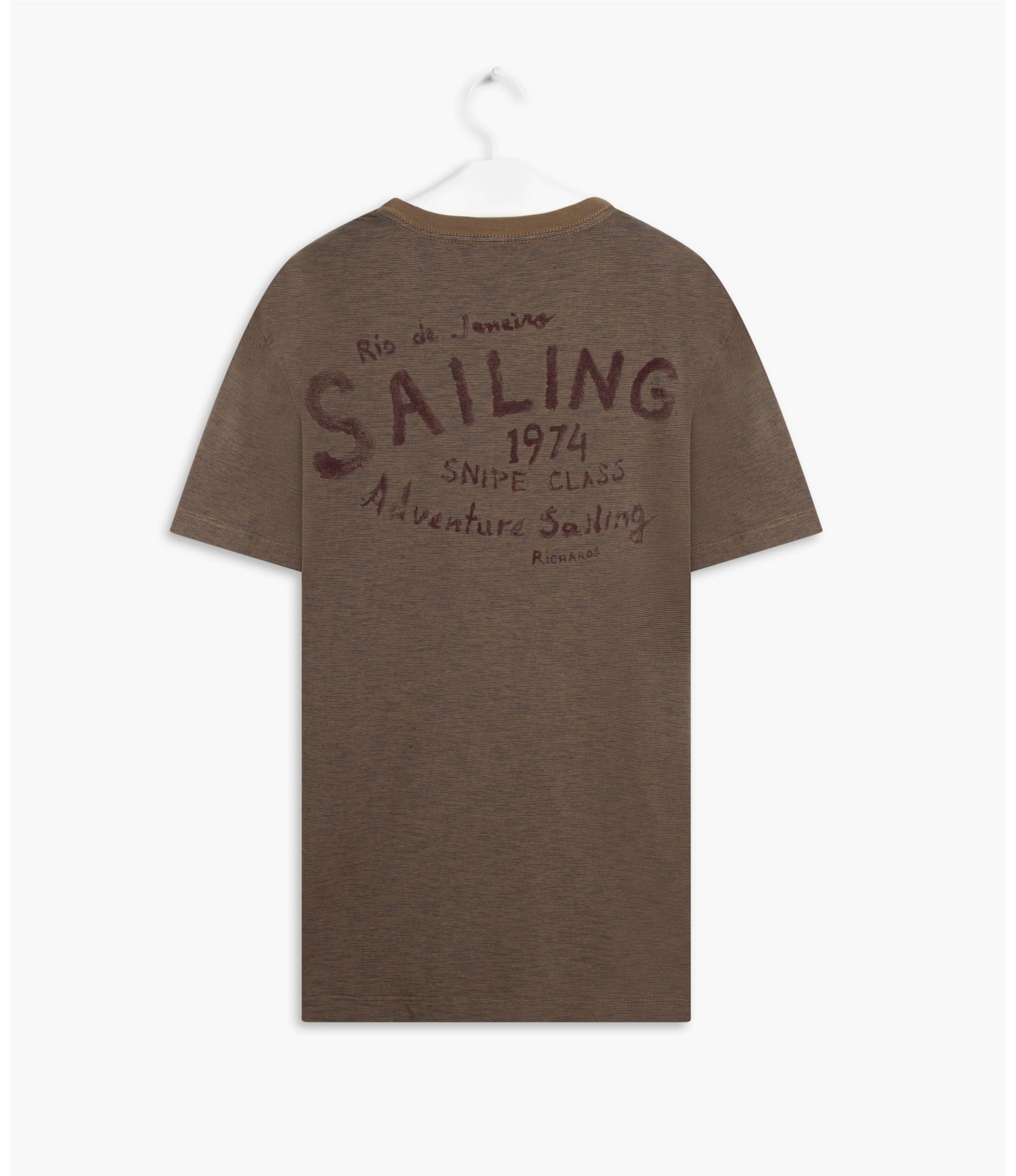 T-Shirt Mc Mini Stripes Sailing Tabaco