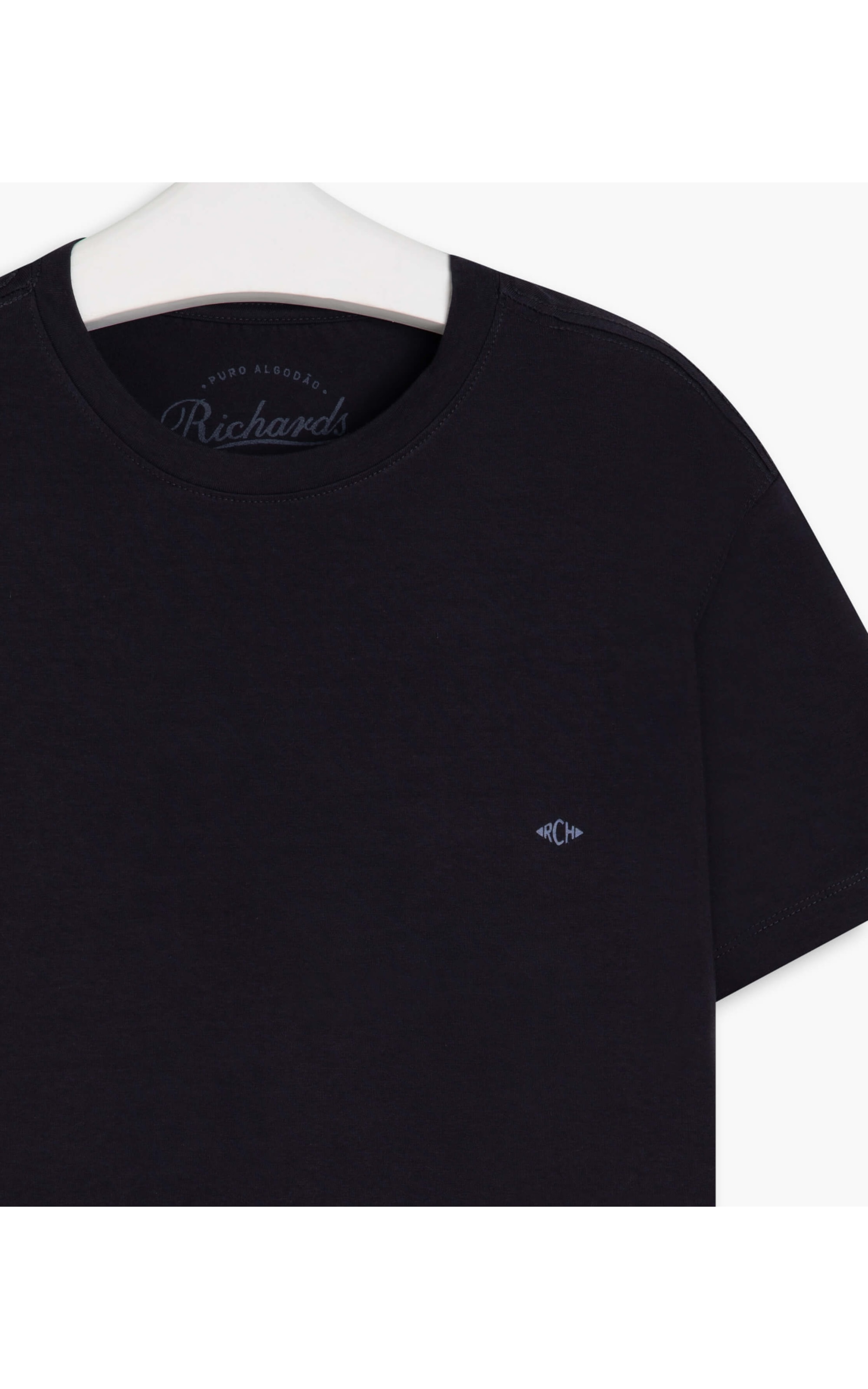 T-Shirt Meia Malha 40.1 Com Elastano Mc Dark Navy