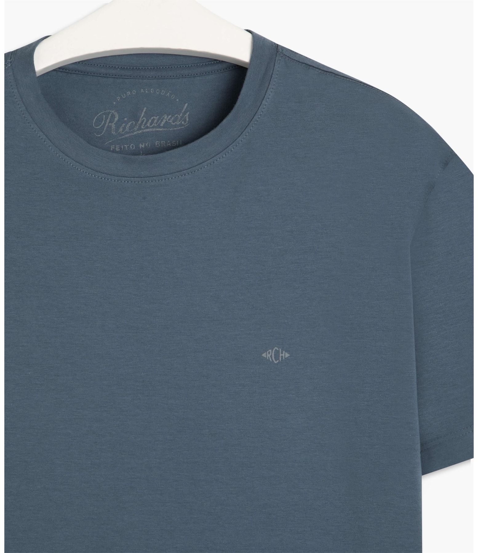 T-Shirt Meia Malha 40.1 Com Elastano Mc Grafite