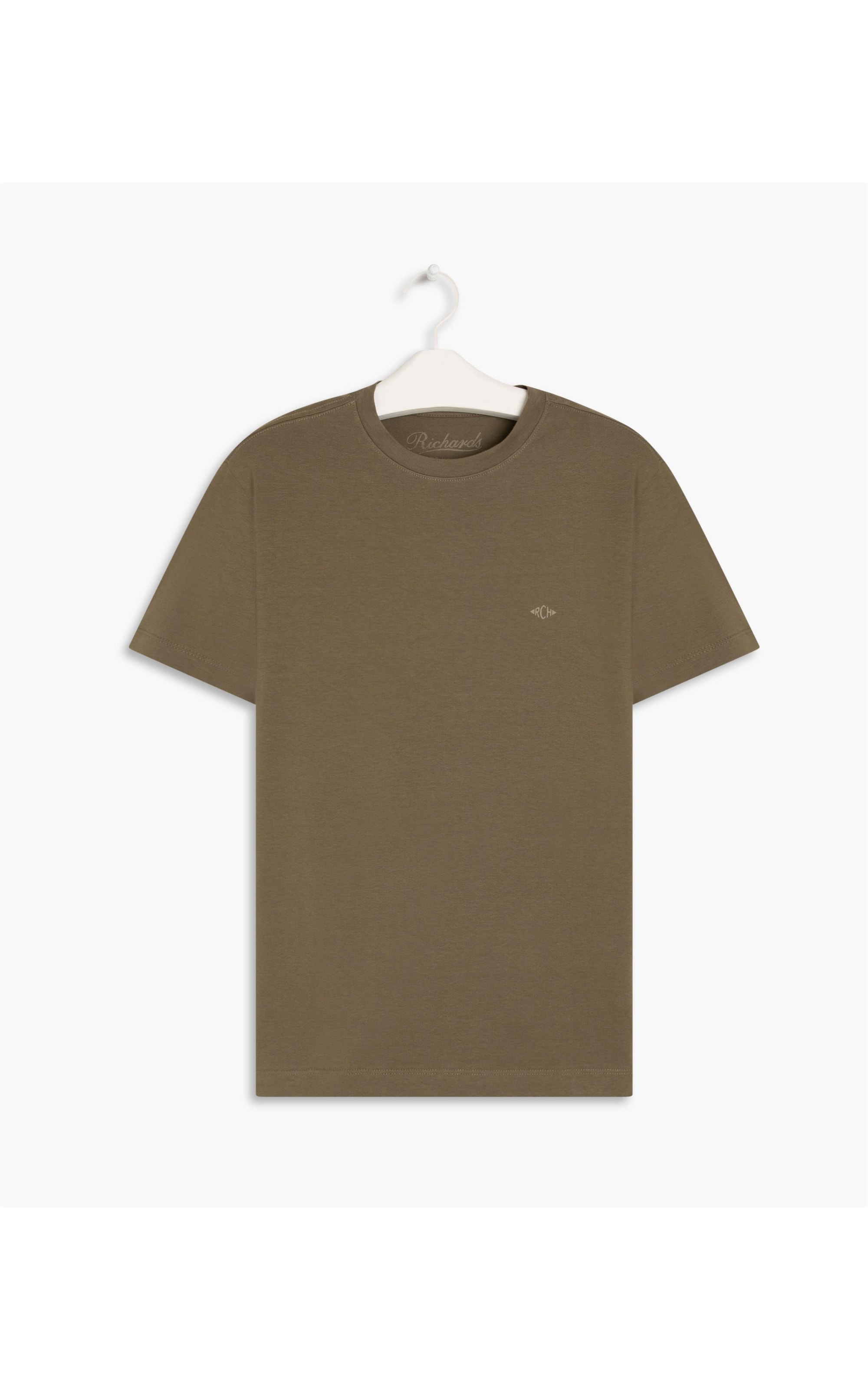 T-Shirt Meia Malha 40.1 Com Elastano Mc Tabaco