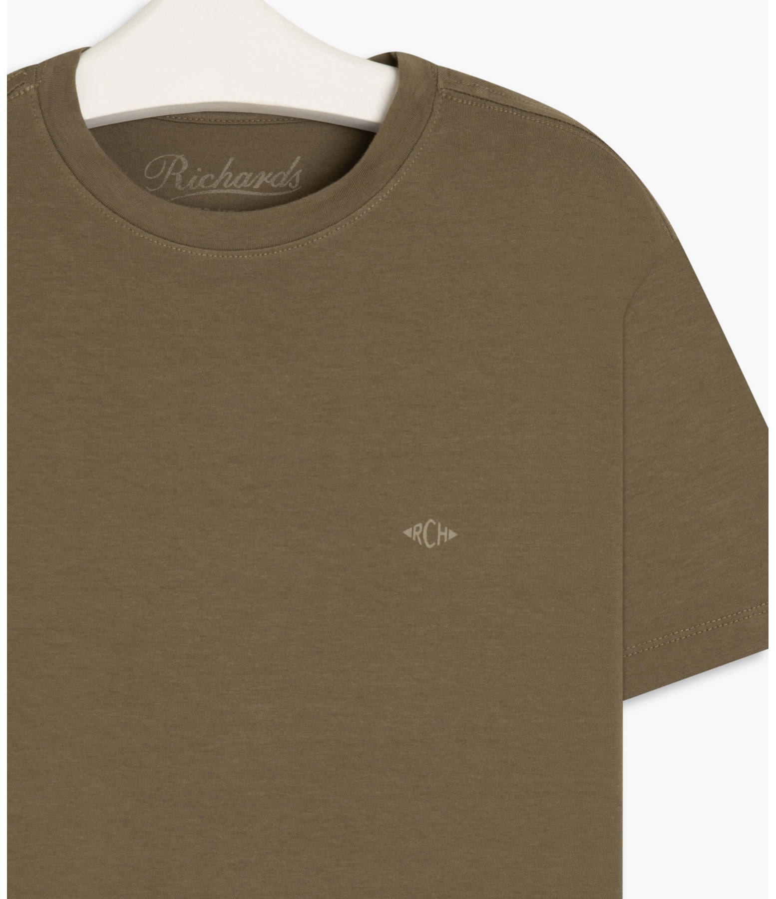 T-Shirt Meia Malha 40.1 Com Elastano Mc Tabaco