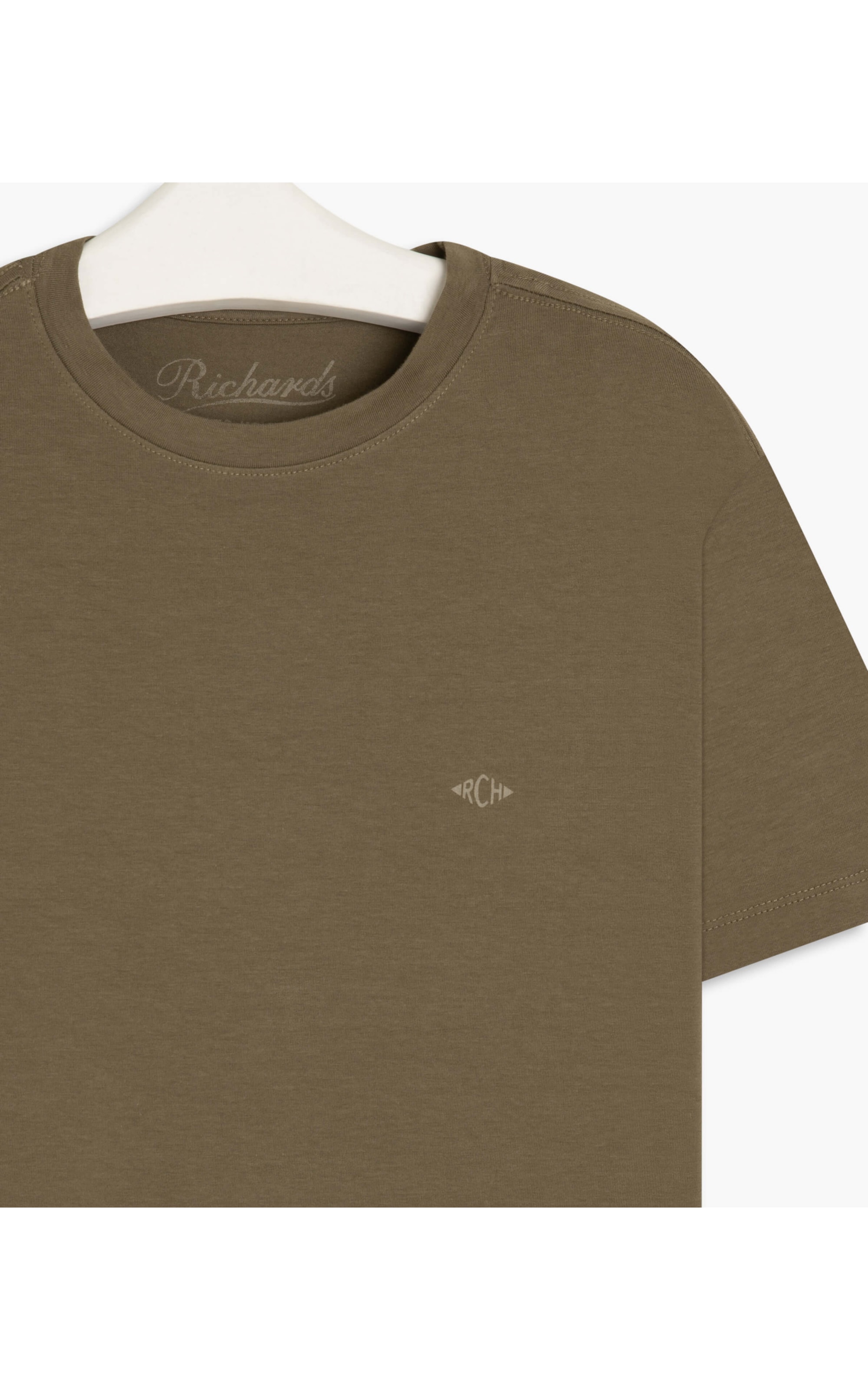 T-Shirt Meia Malha 40.1 Com Elastano Mc Tabaco