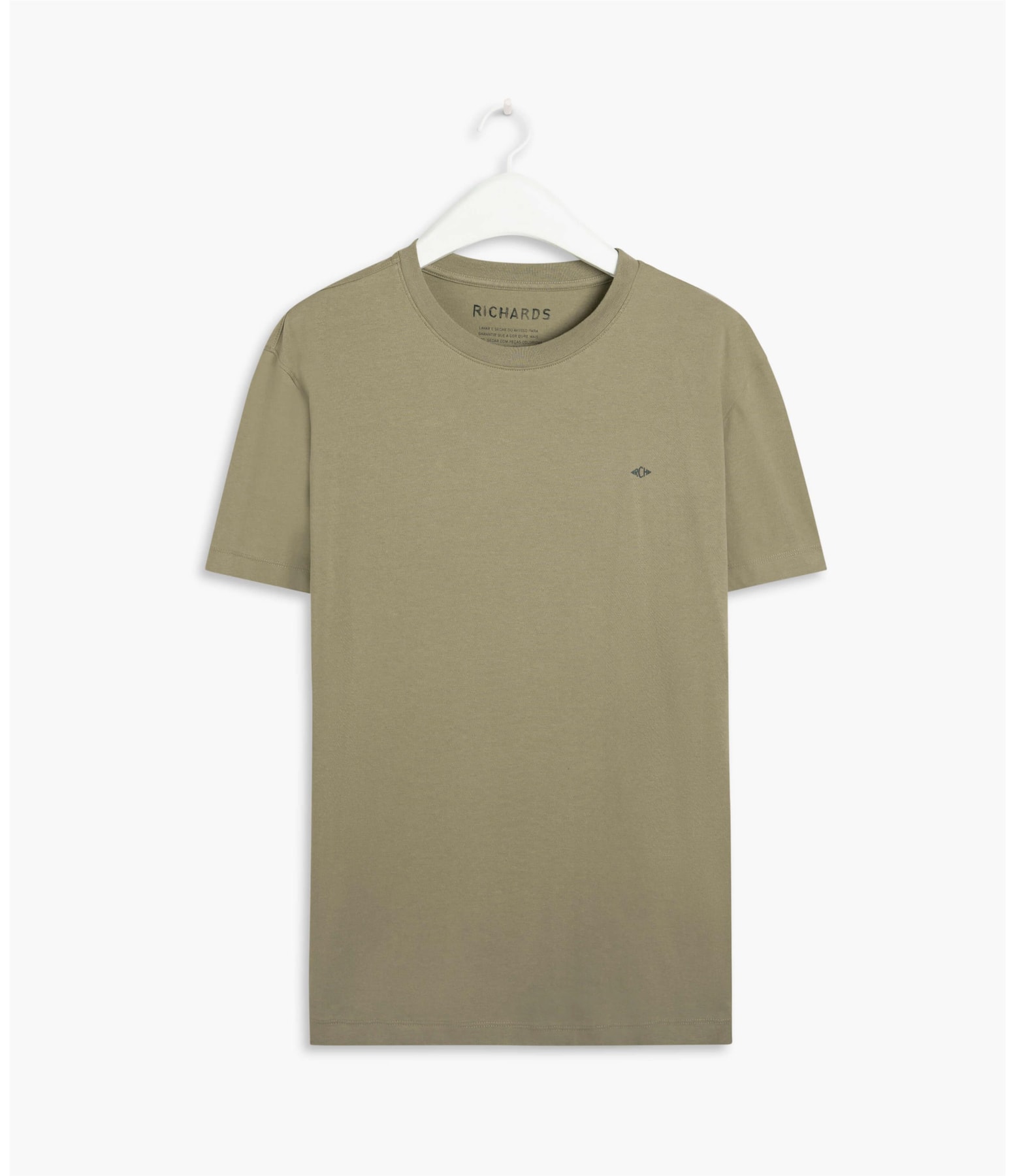 T-Shirt Meia Malha 40.1 Richards Mc Caqui