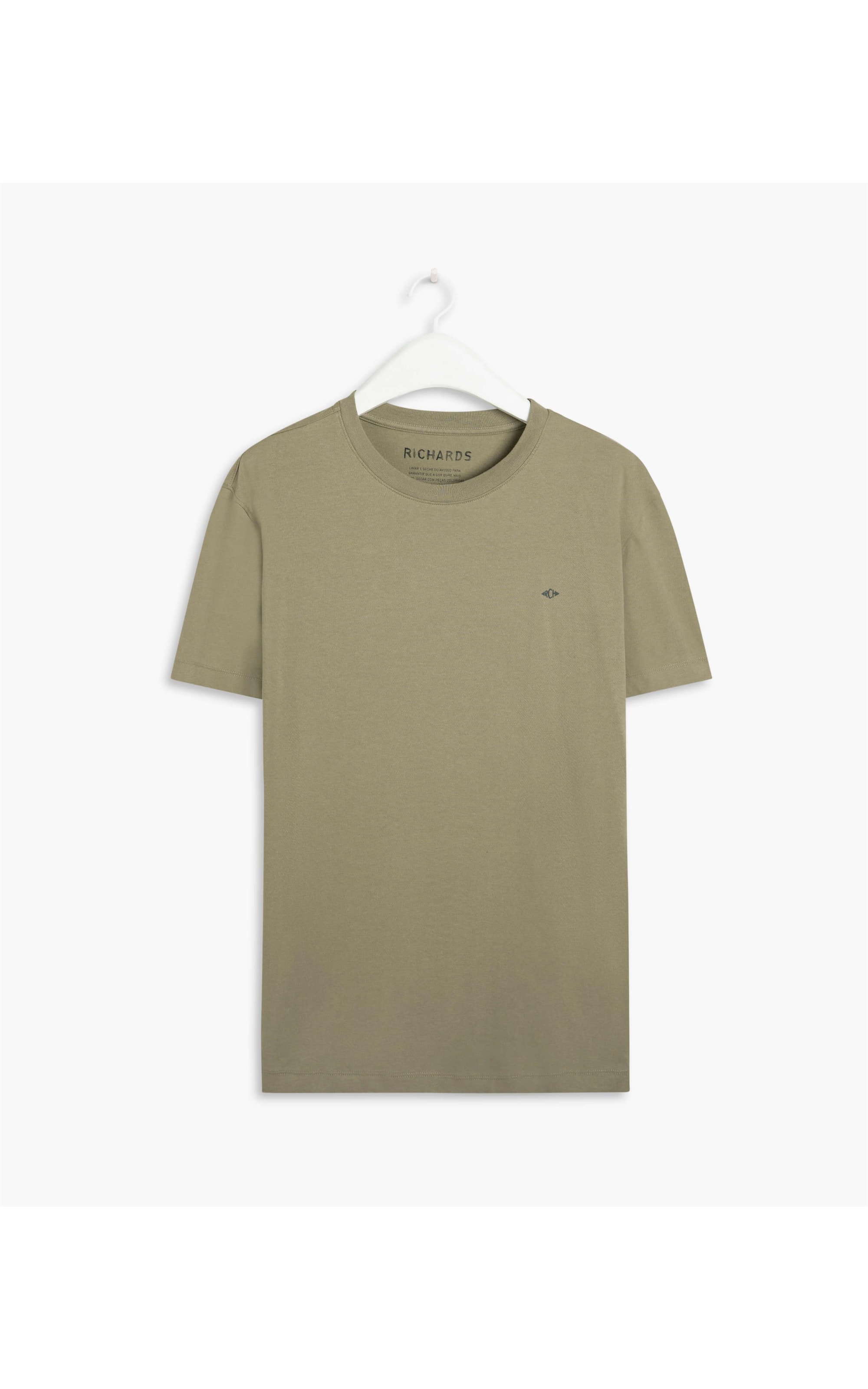 T-Shirt Meia Malha 40.1 Richards Mc Caqui