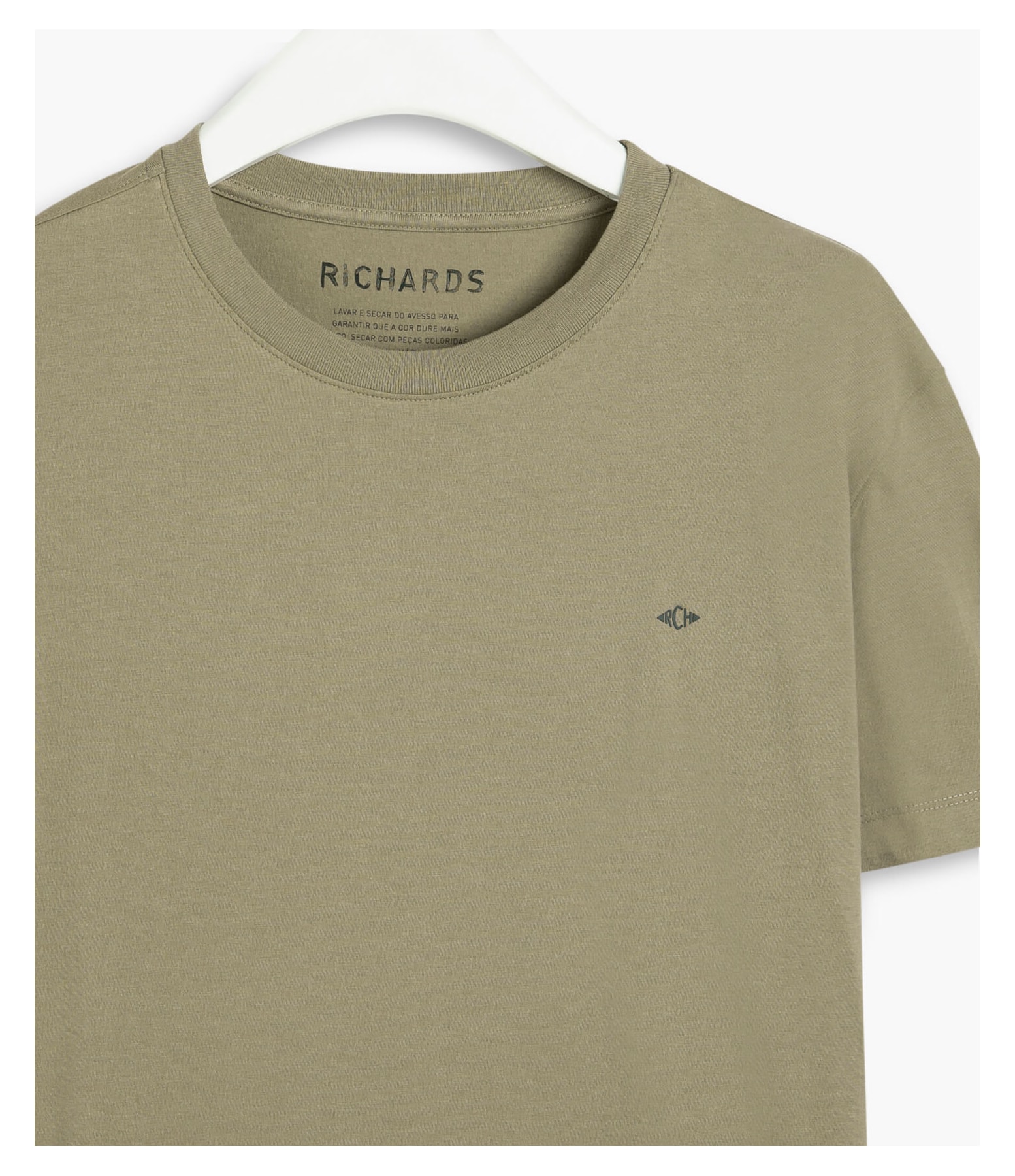 T-Shirt Meia Malha 40.1 Richards Mc Caqui