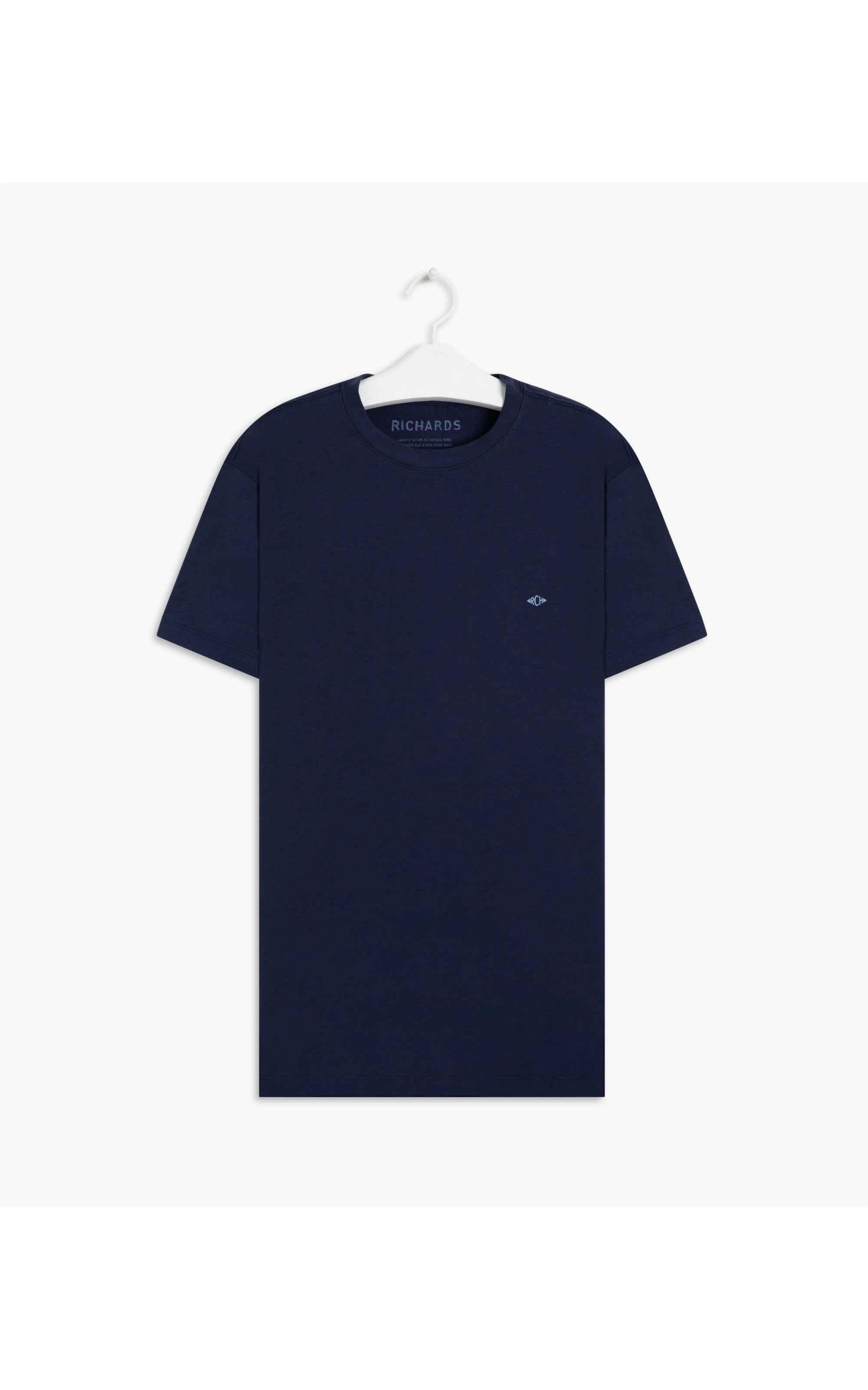 T-Shirt Meia Malha 40.1 Richards Mc Dark Navy