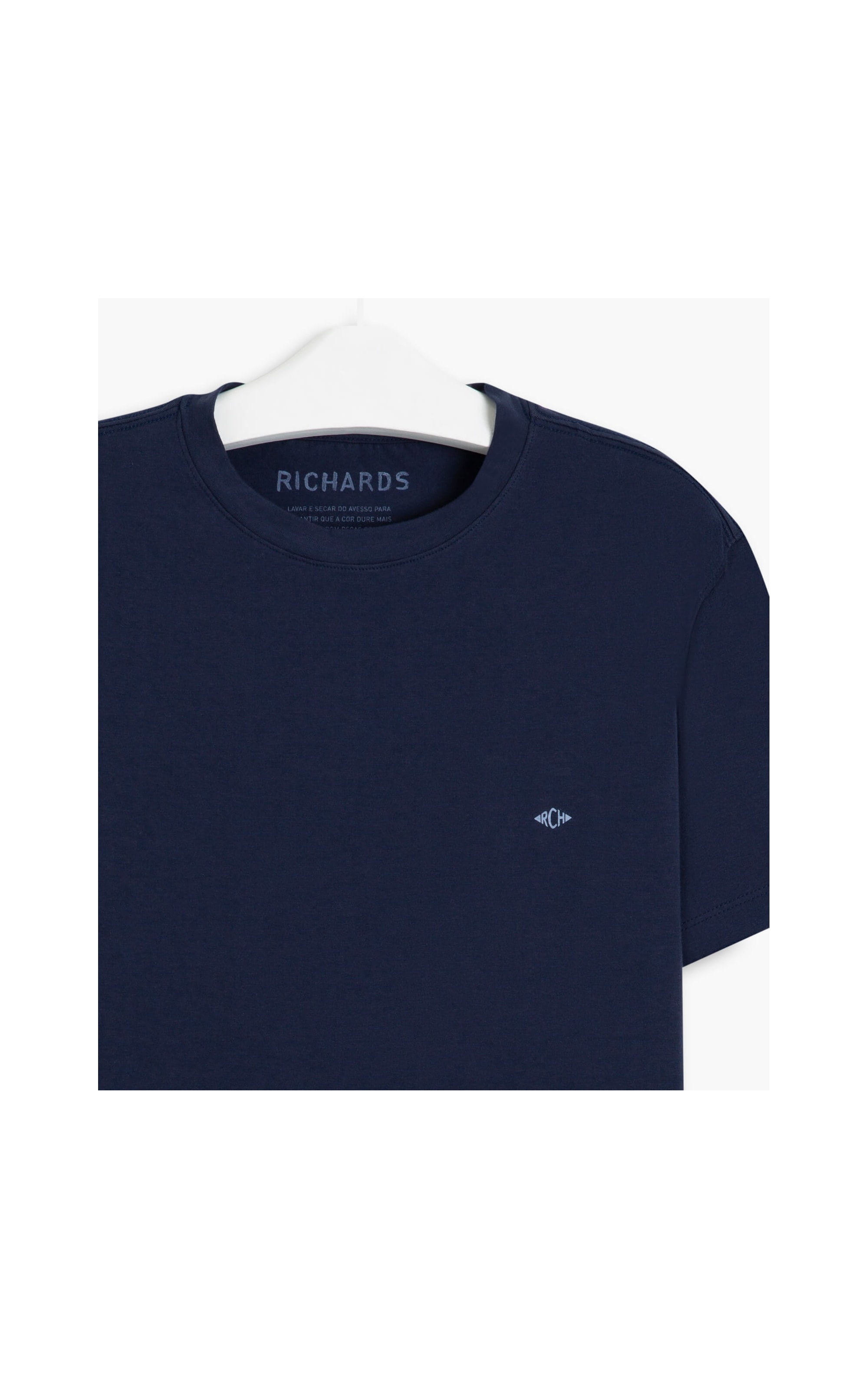 T-Shirt Meia Malha 40.1 Richards Mc Dark Navy