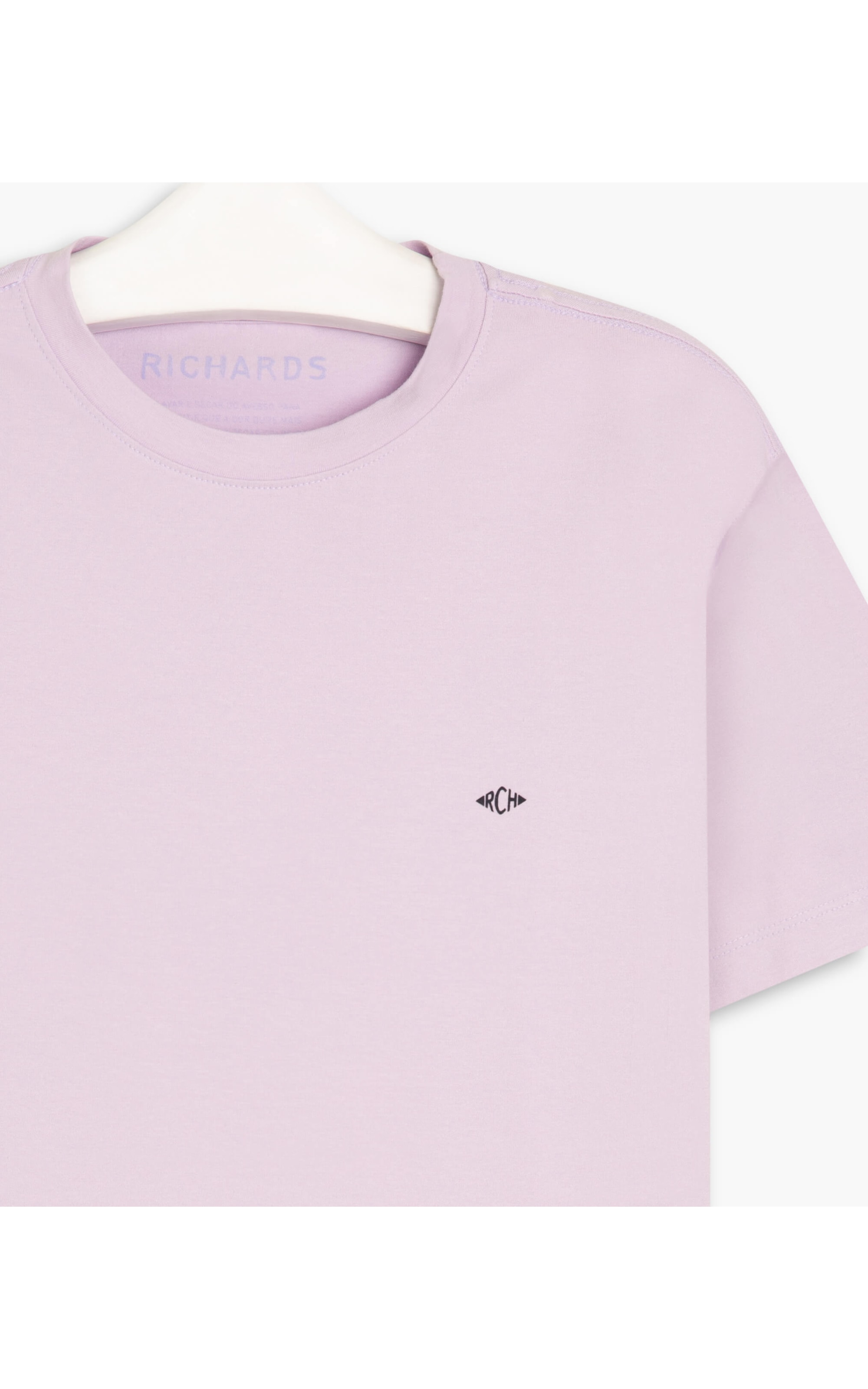 T-Shirt Meia Malha 40.1 Richards Mc Lavanda