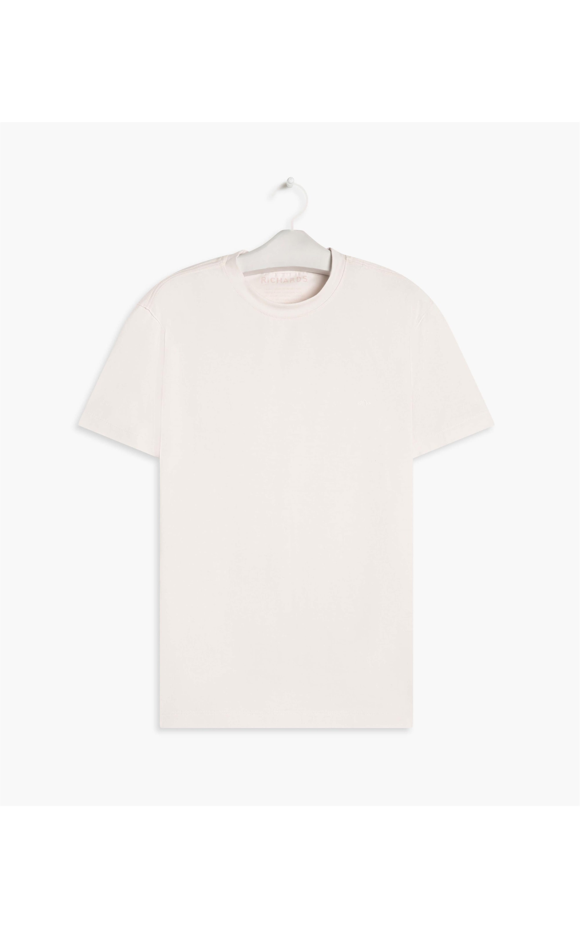 T-Shirt Meia Malha 40.1 Richards Mc Off White