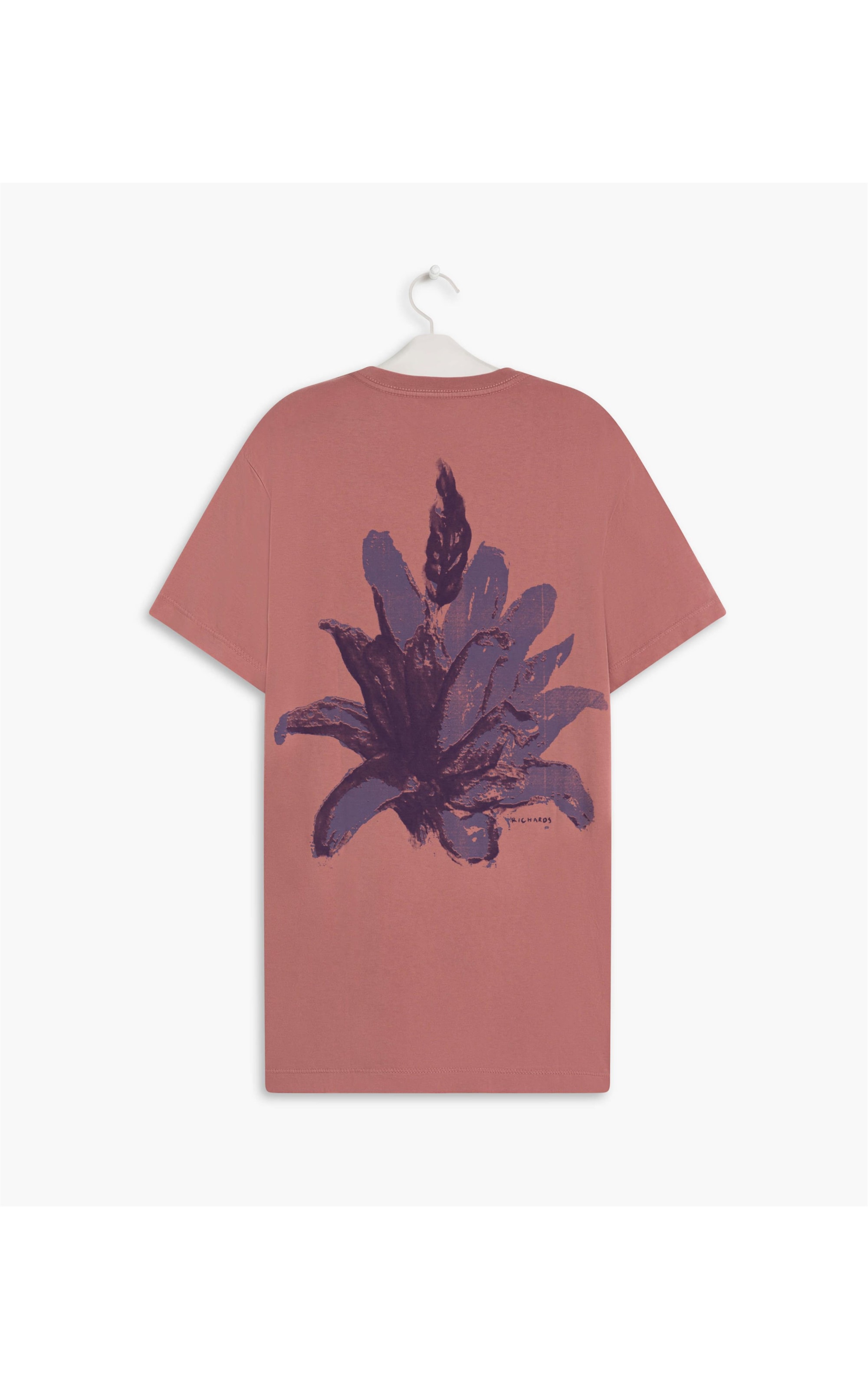 T-Shirt Meia Malha Bromélia Rosa Gum