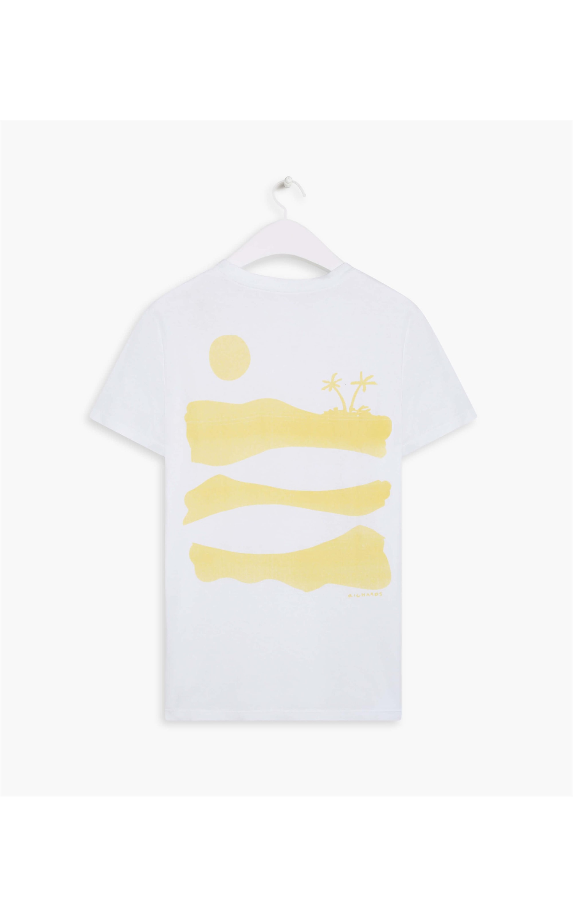 T-Shirt Meia Malha Fishland Mc Branco
