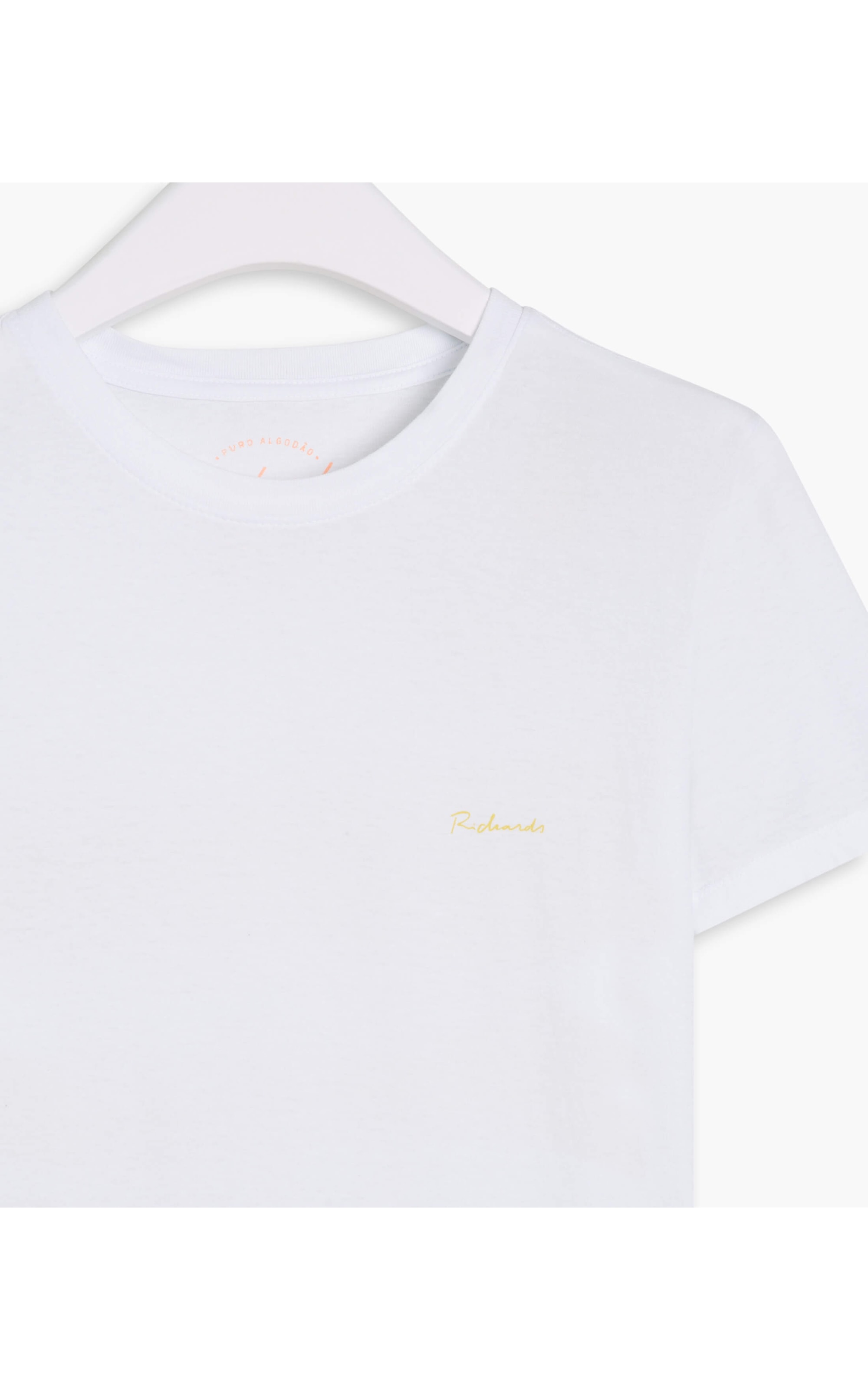 T-Shirt Meia Malha Fishland Mc Branco