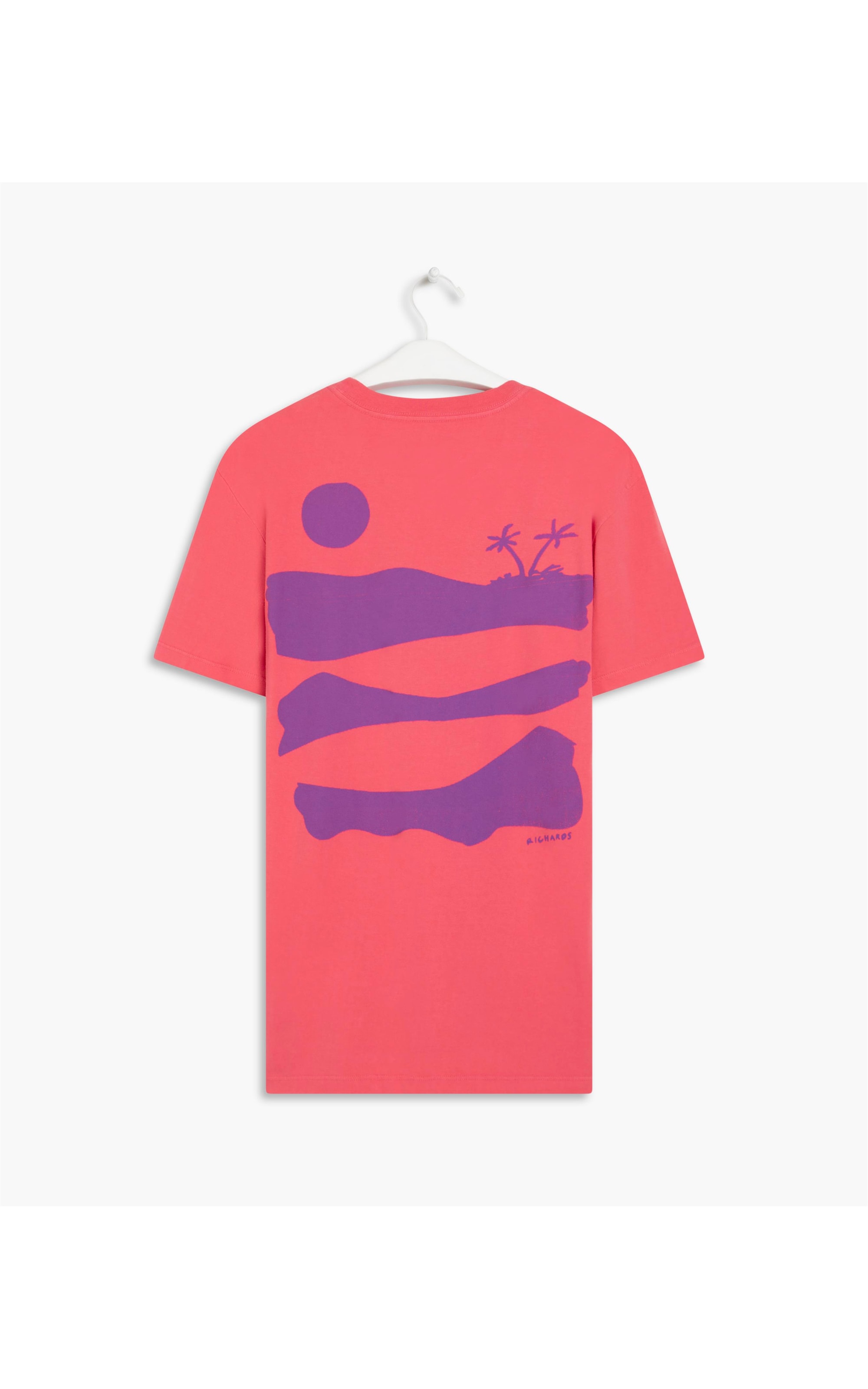 T-Shirt Meia Malha Fishland Mc Pink