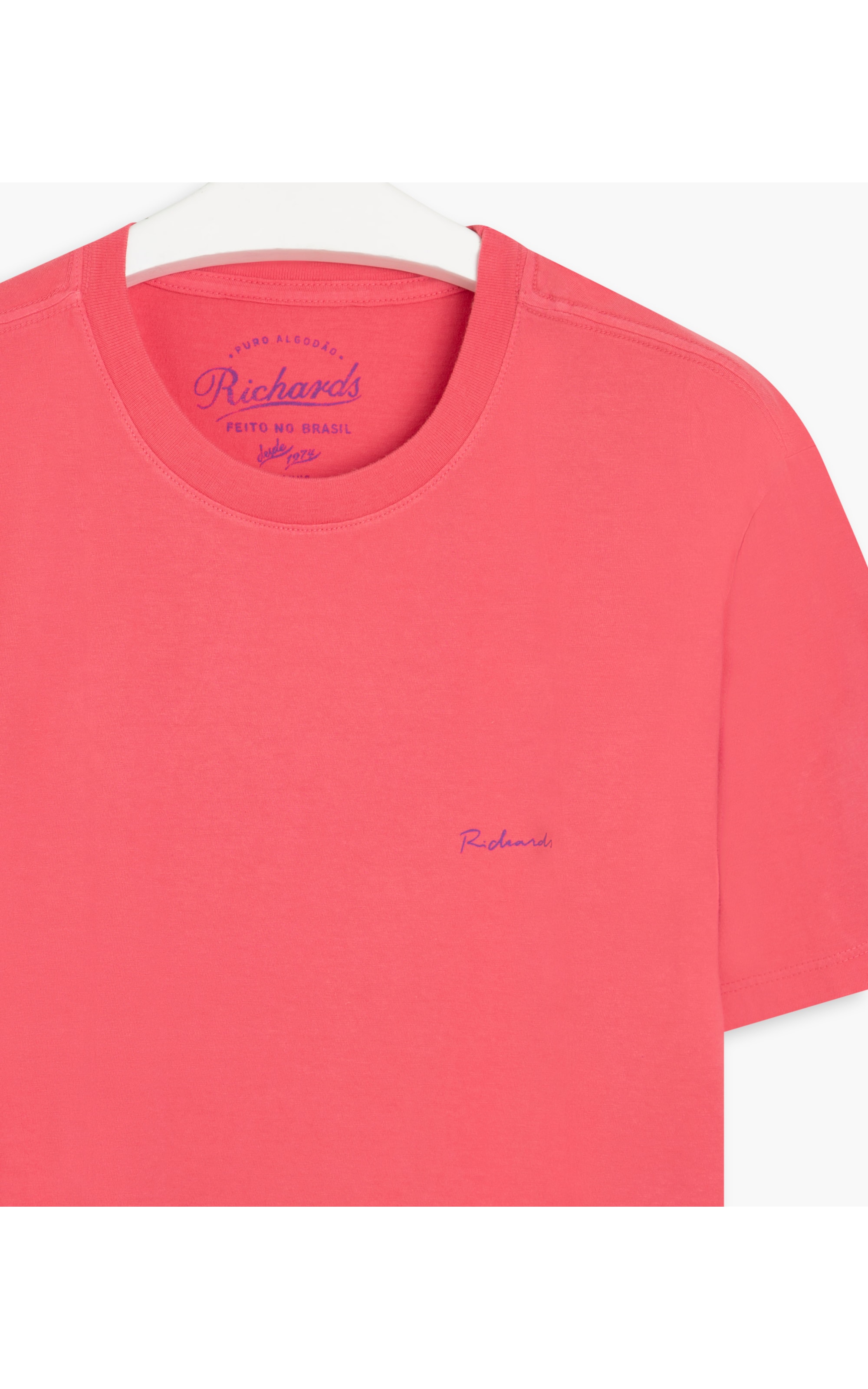 T-Shirt Meia Malha Fishland Mc Pink
