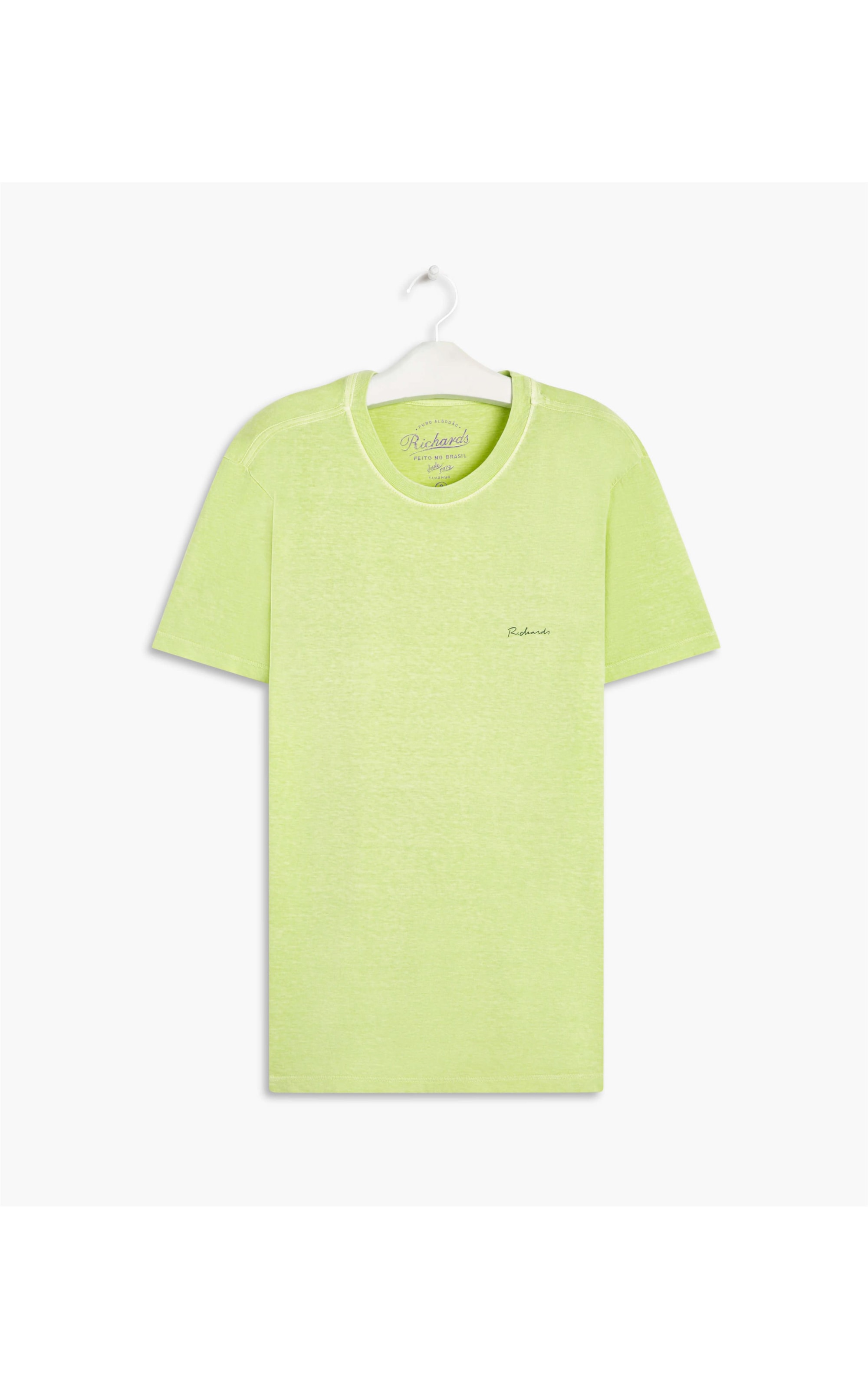 T-Shirt Meia Malha Fishland Mc Verde Maca