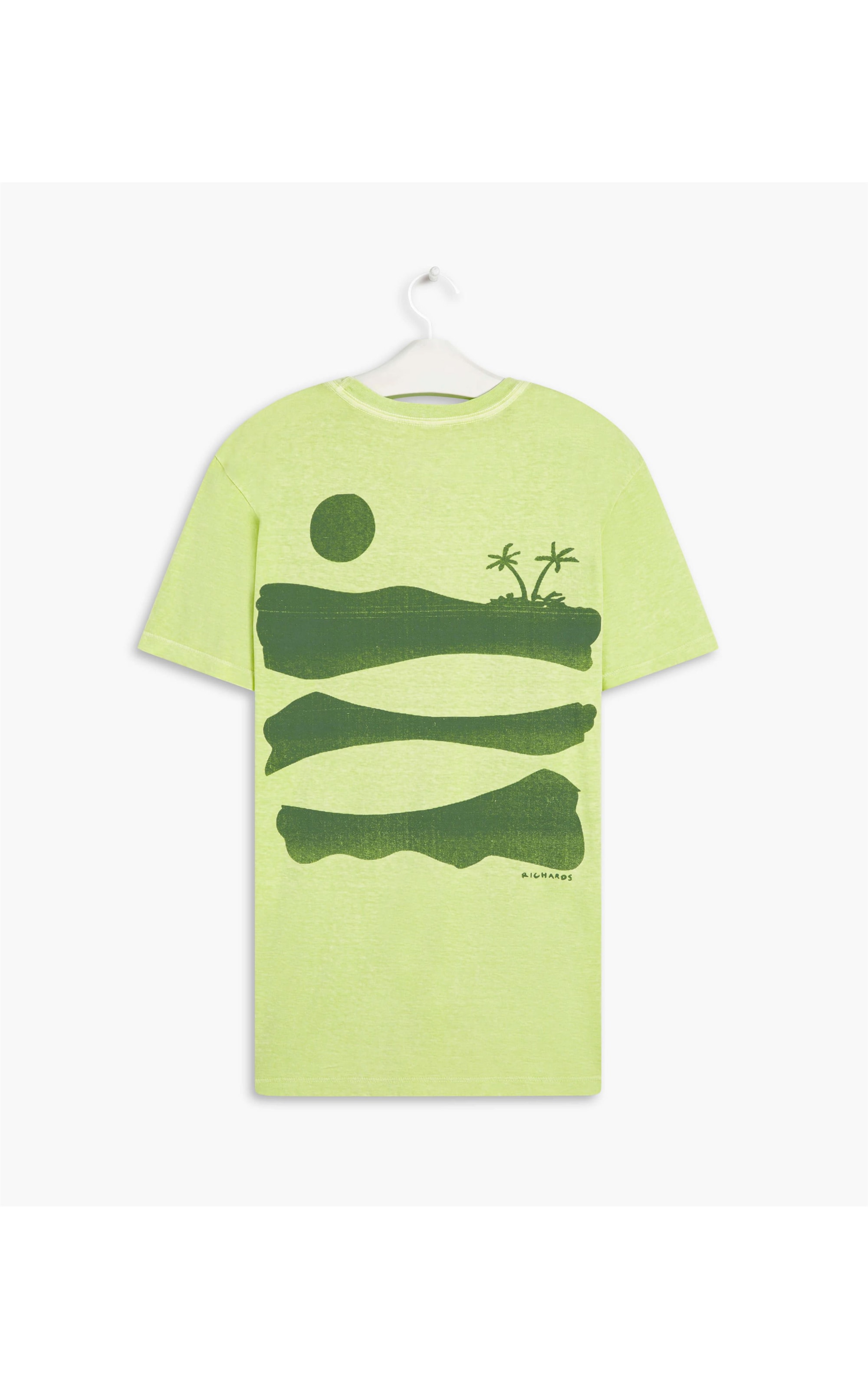 T-Shirt Meia Malha Fishland Mc Verde Maca