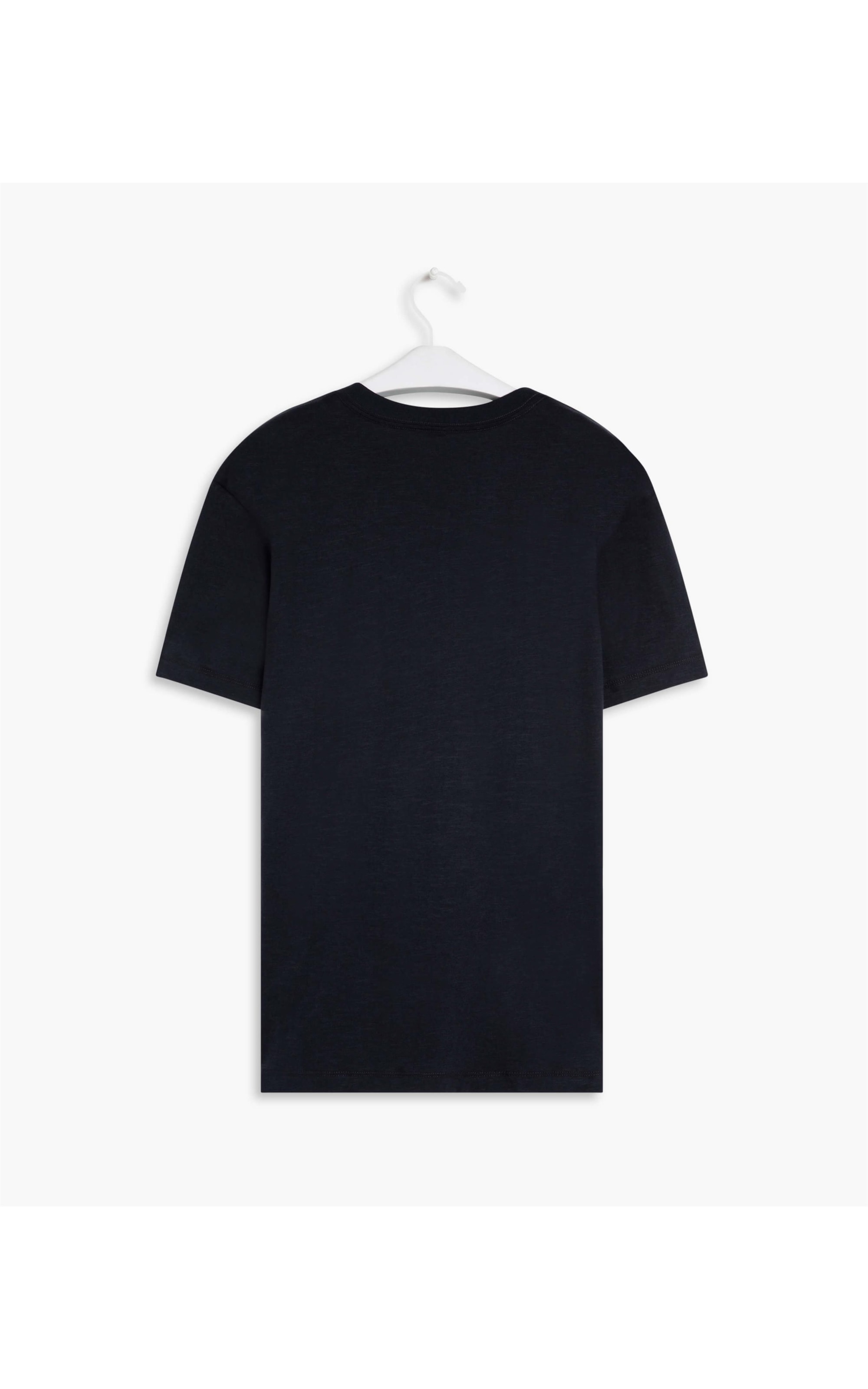  T-Shirt Meia Malha Gola v Mc Dark Navy