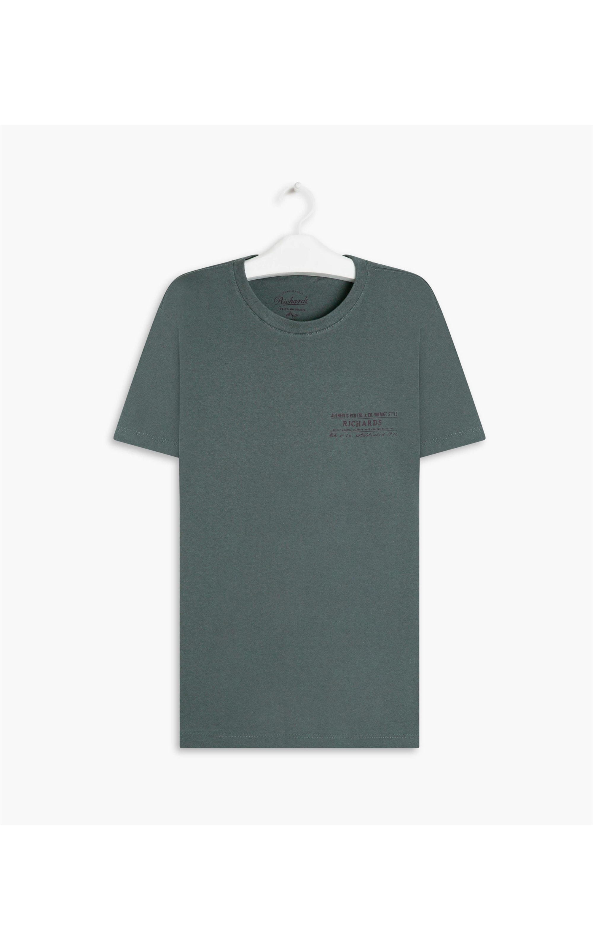 T-Shirt Meia Malha Map Off Road Mc Grafite