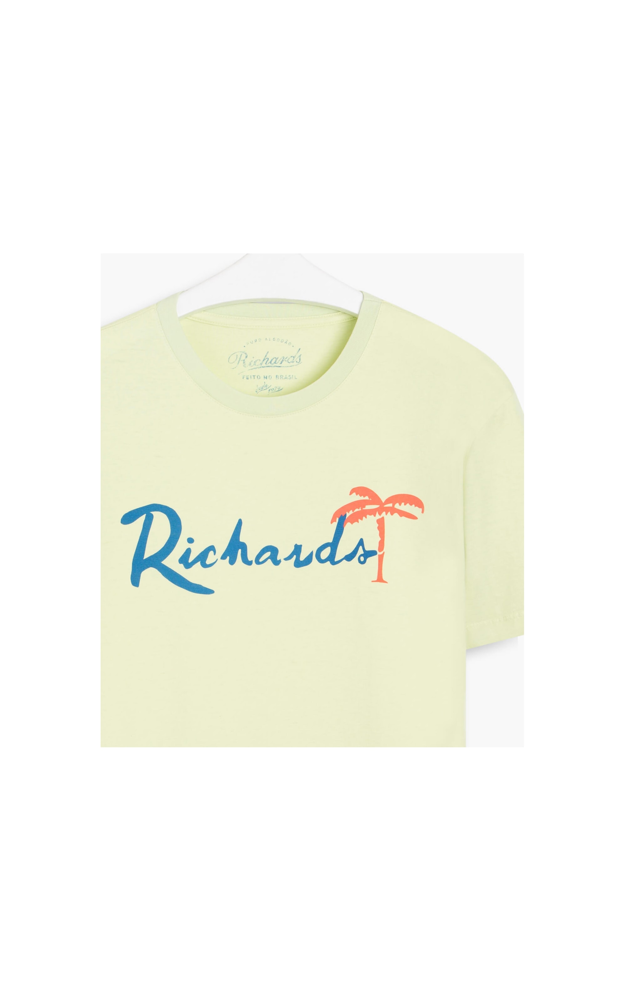 T-Shirt Meia Malha Richards Palm Mc Verde Maca