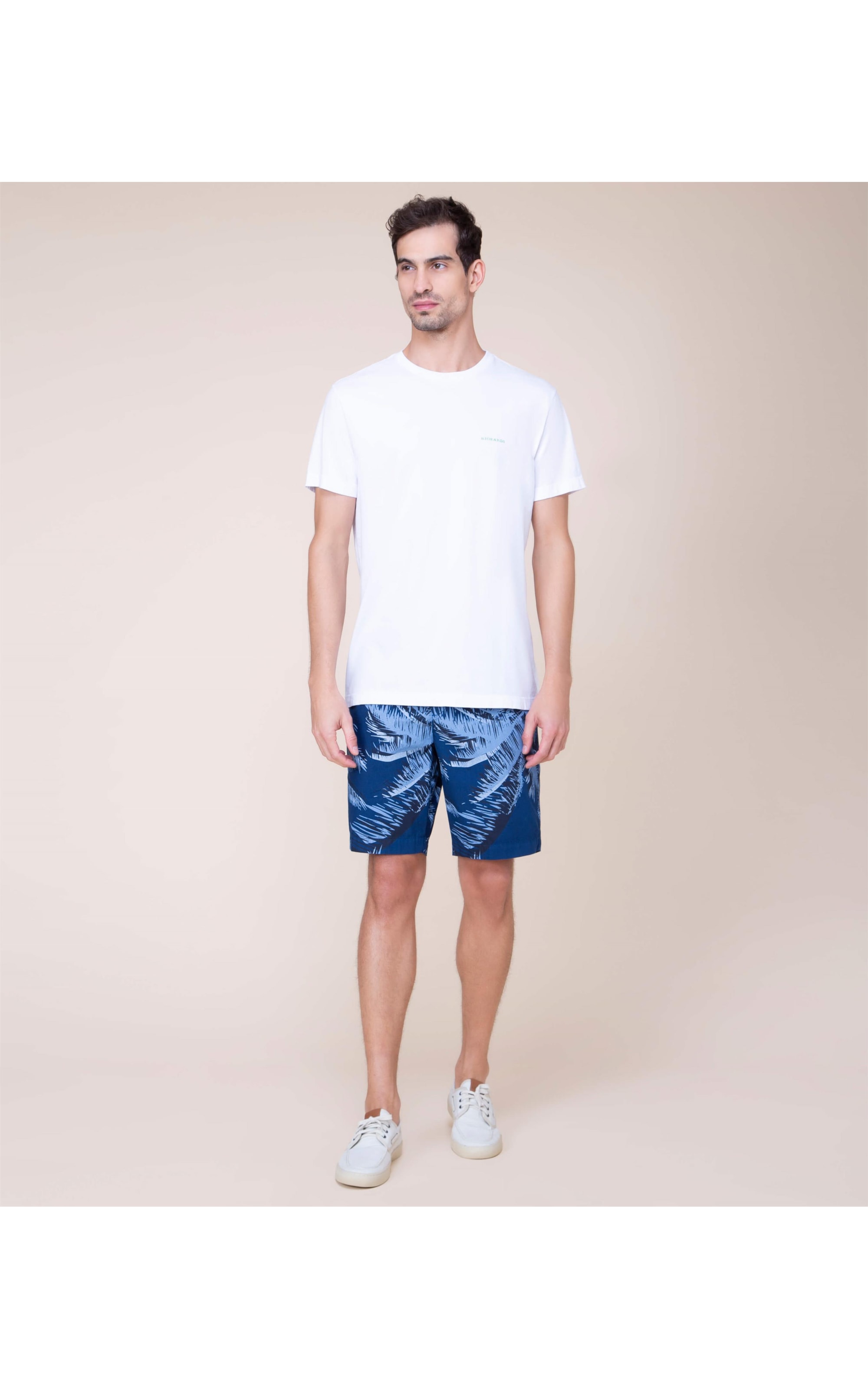 T-Shirt Meia Malha Sea u  Branco