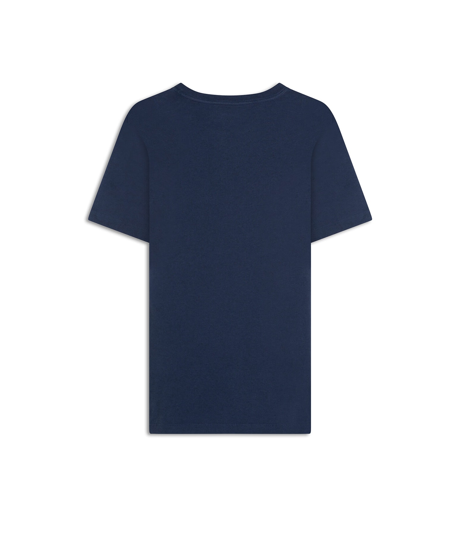T-Shirt Mescla Bandeira Peito Basic Fit Marinho Mescla