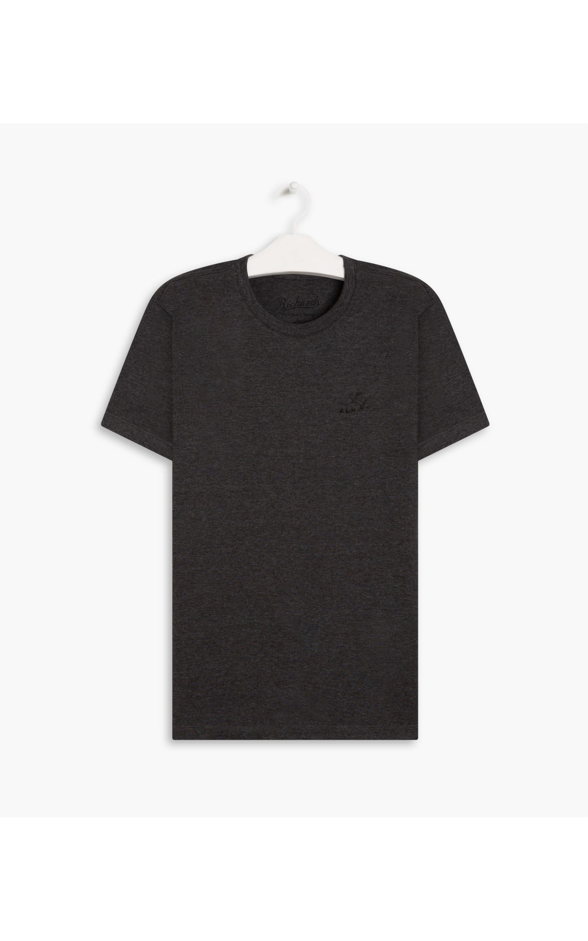 T-Shirt Mescla Basic Assinatura Chumbo Mescla
