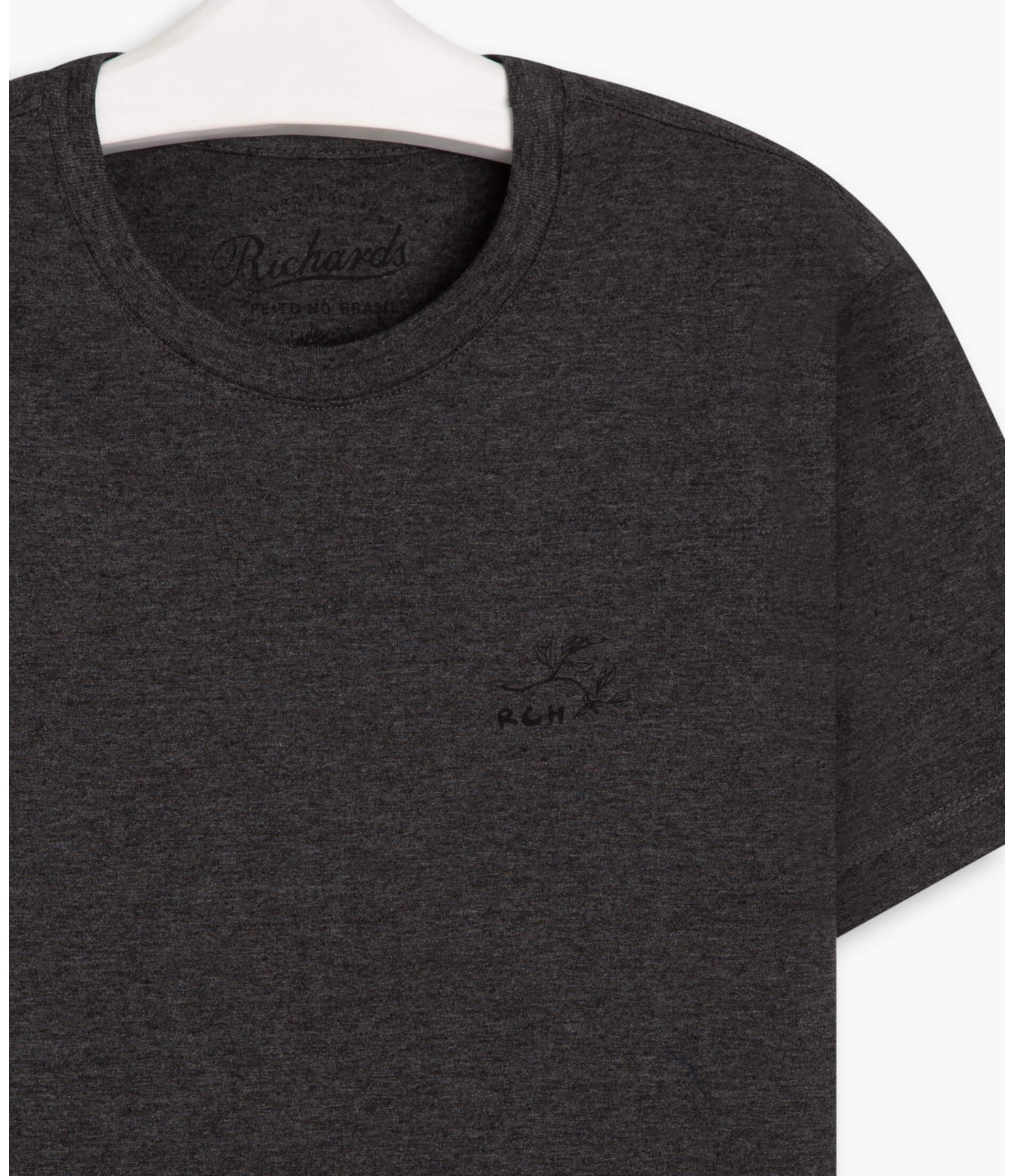 T-Shirt Mescla Basic Assinatura Chumbo Mescla