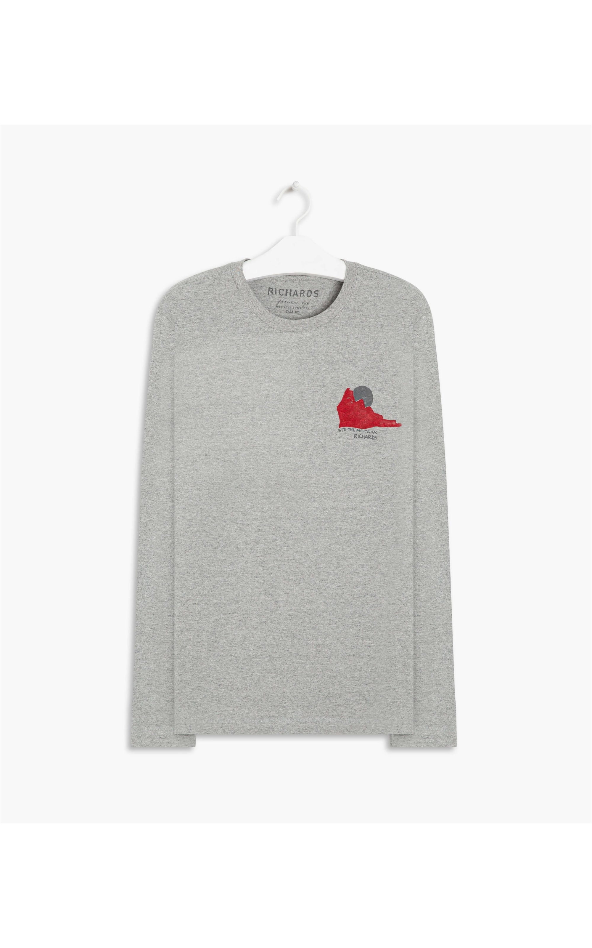 T-Shirt Mescla Mountain Ml Chumbo Mescla