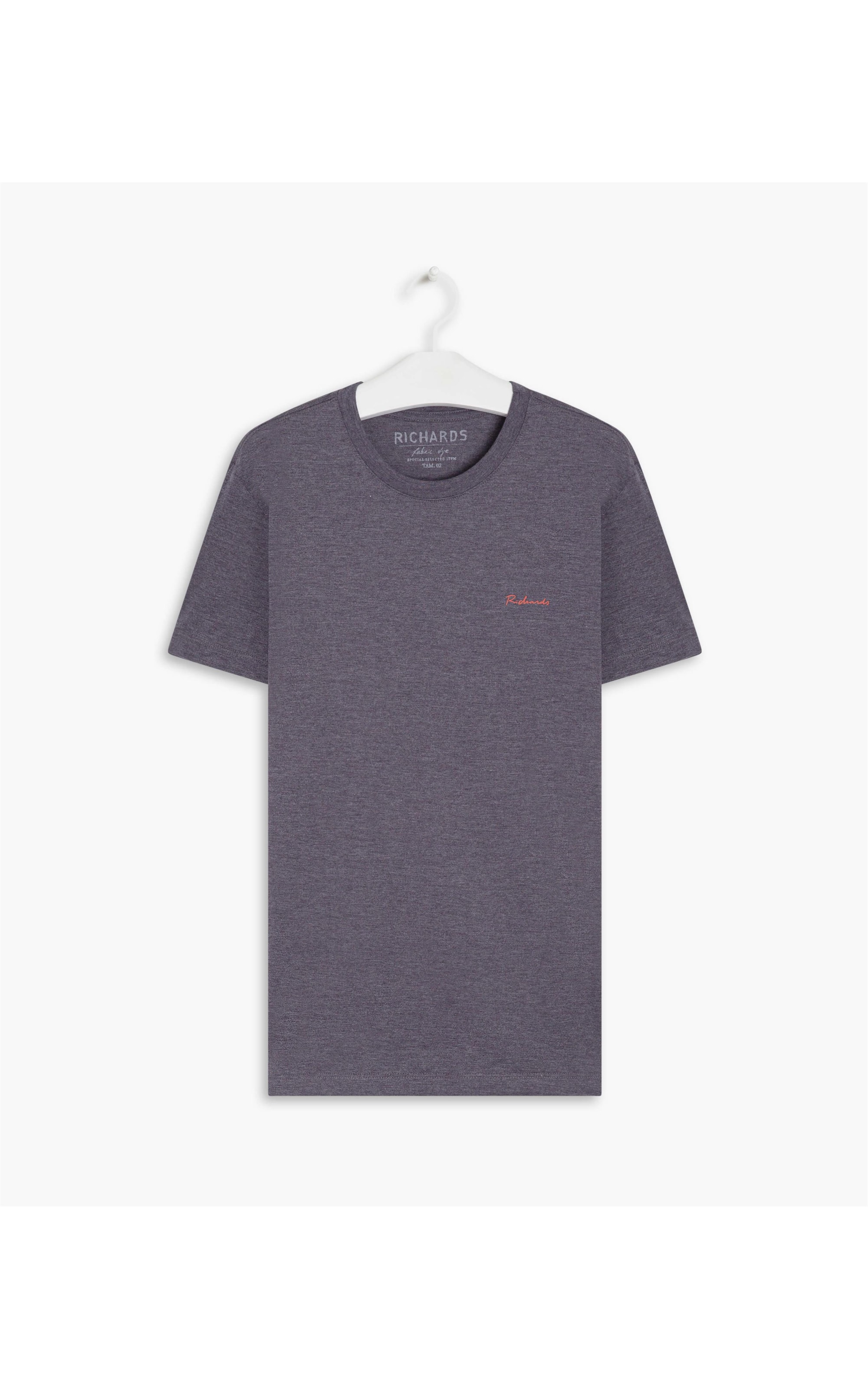 T-Shirt Mescla   Richards  Manuscrito Dark Navy Mescla