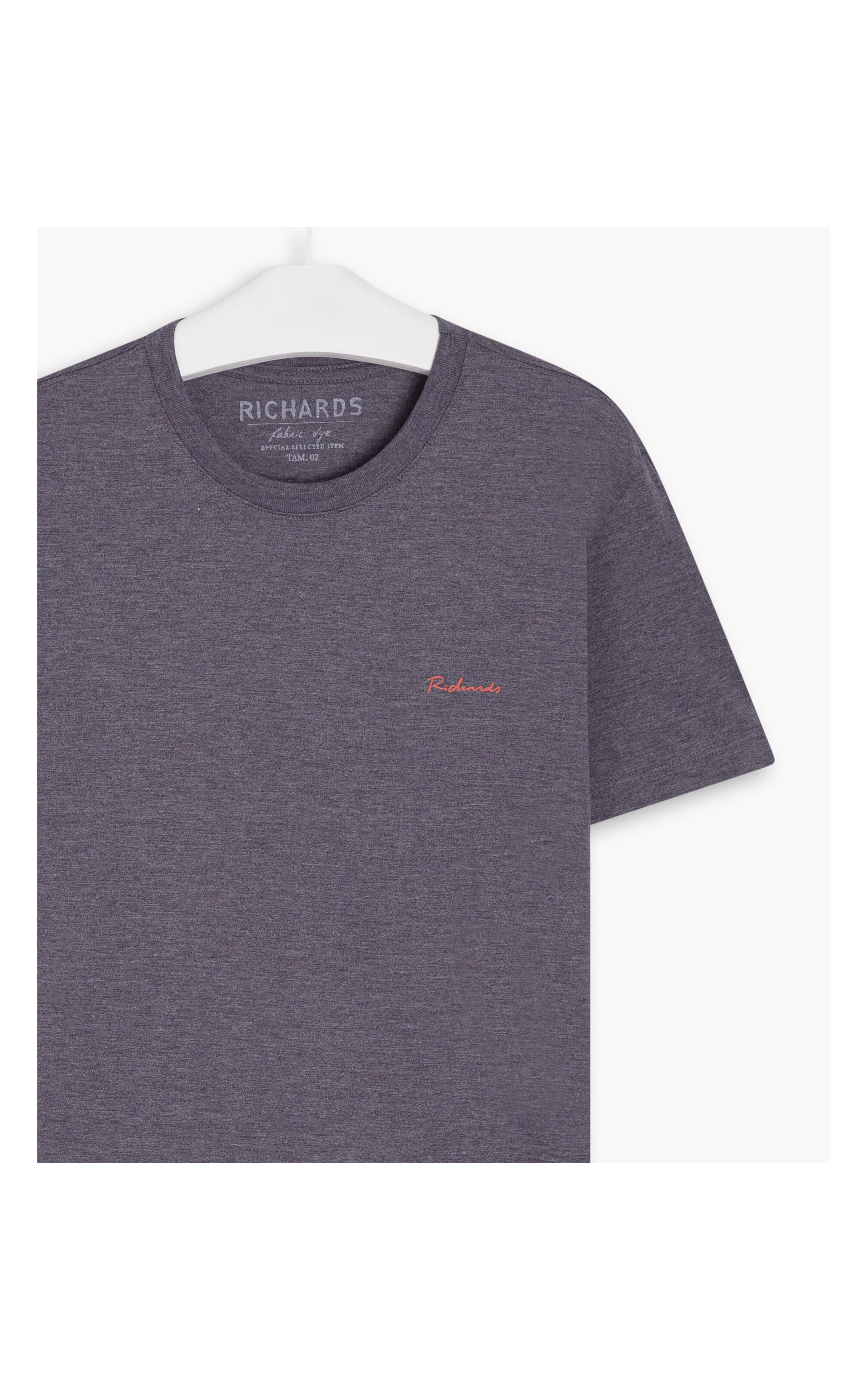 T-Shirt Mescla   Richards  Manuscrito Dark Navy Mescla
