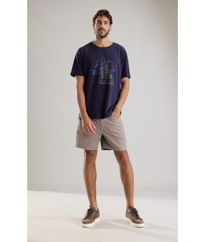 T-Shirt Mescla Smooth Sea Purple Blue