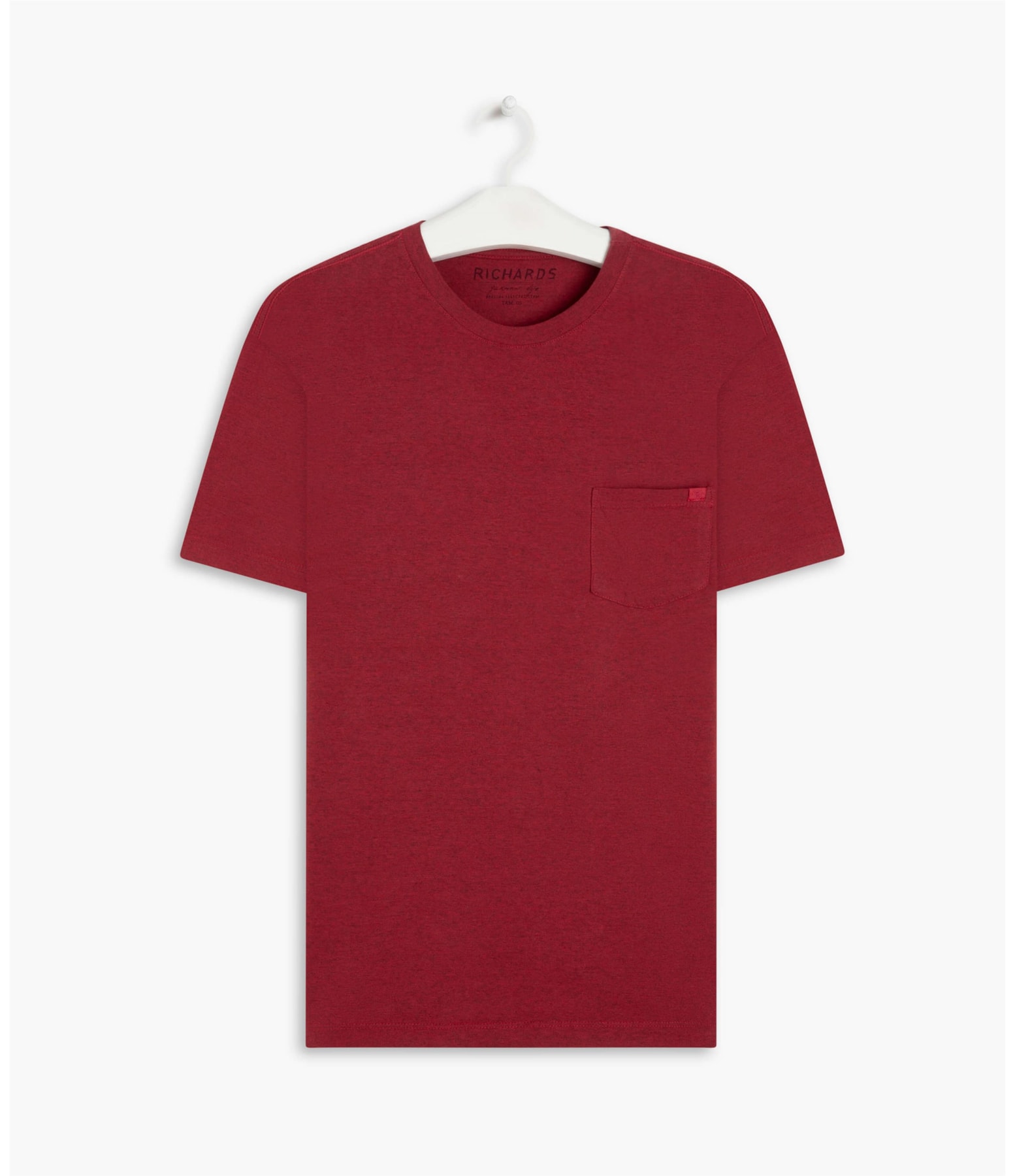 T-Shirt Mescla Sobretinto b Vermelho Mescla