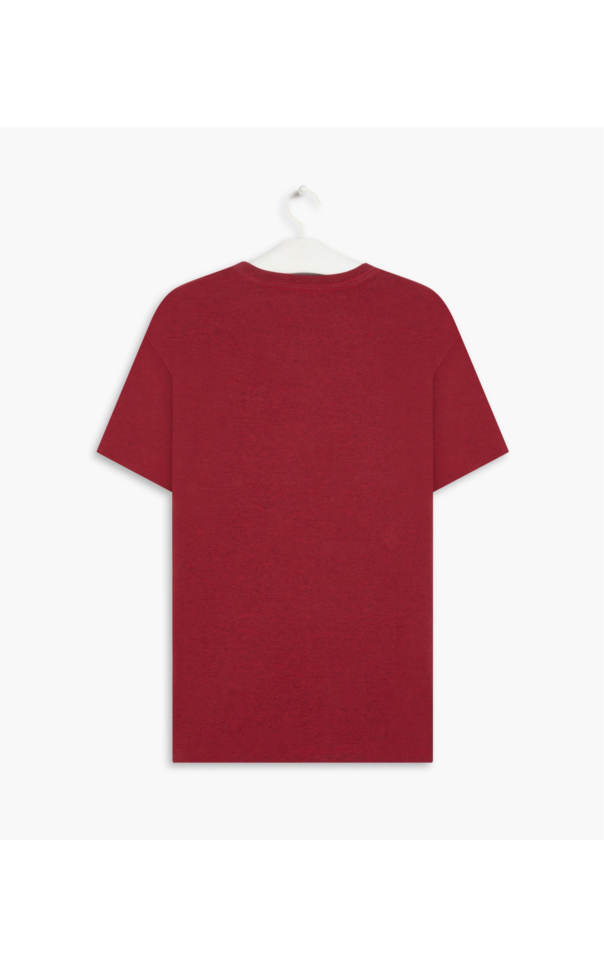 T-Shirt Mescla Sobretinto b Vermelho Mescla
