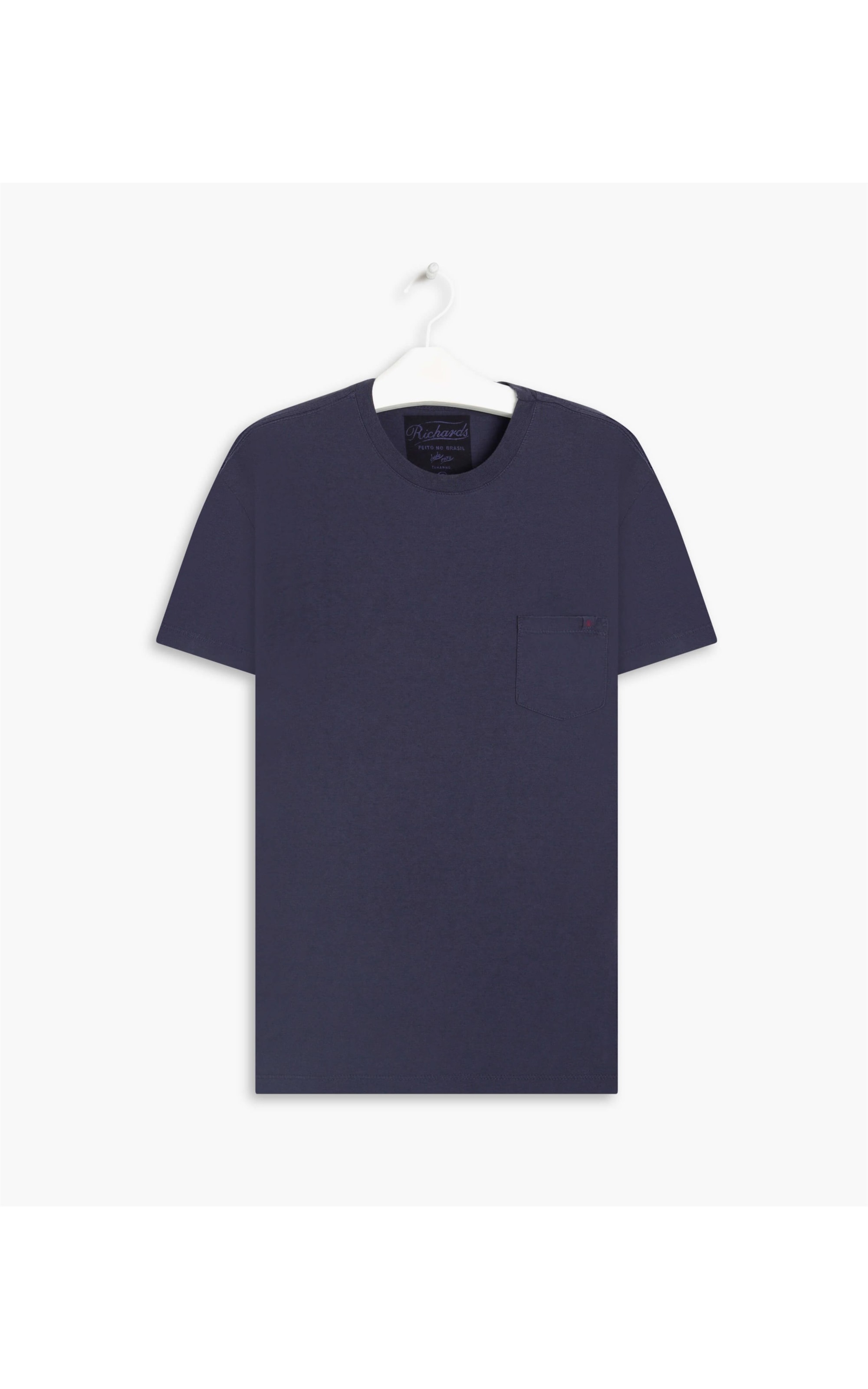 T-Shirt Mescla Sobretinto Bolso Dark Navy Mescla