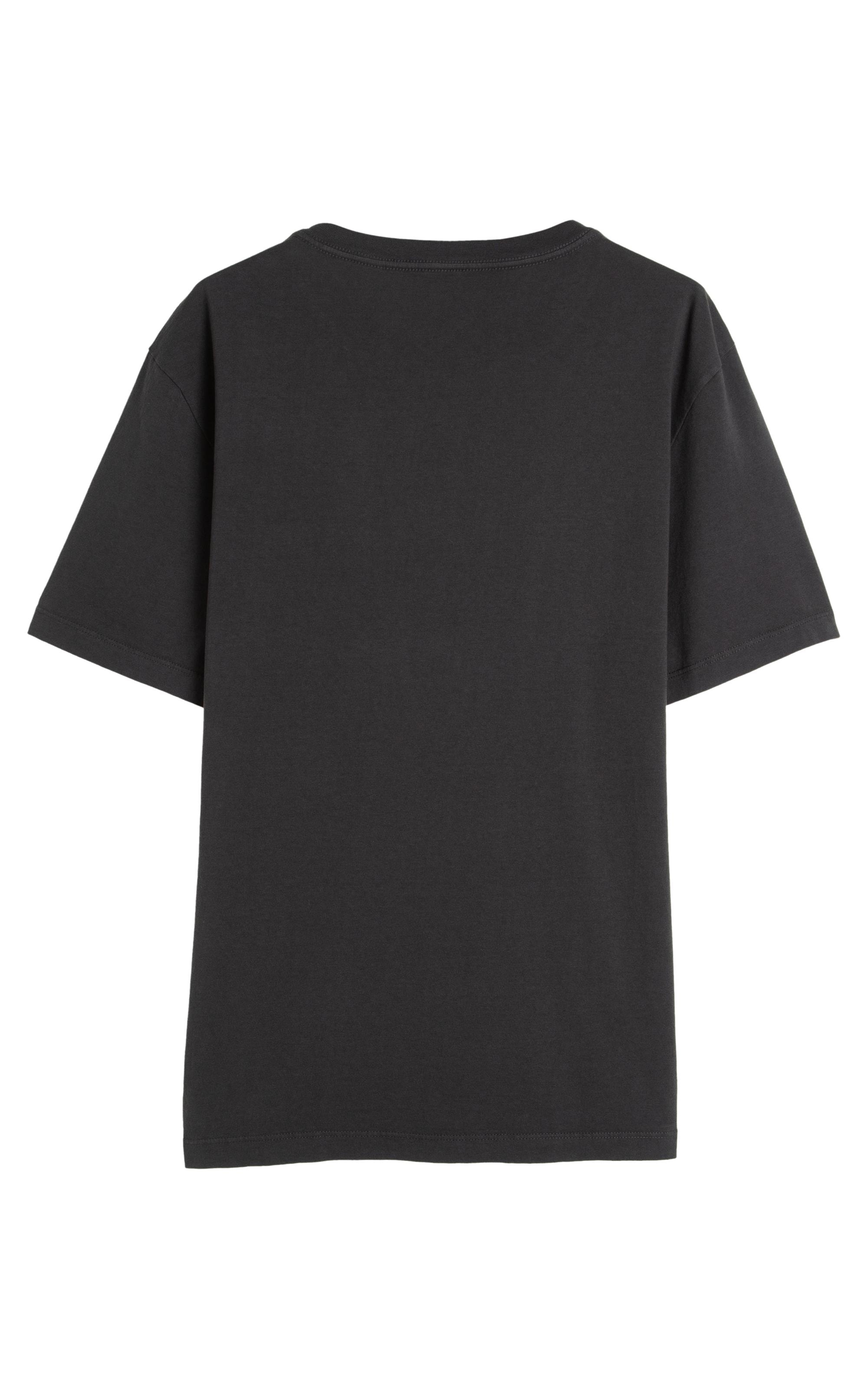 T-Shirt Mescla Sobretinto Bolso Plumbo