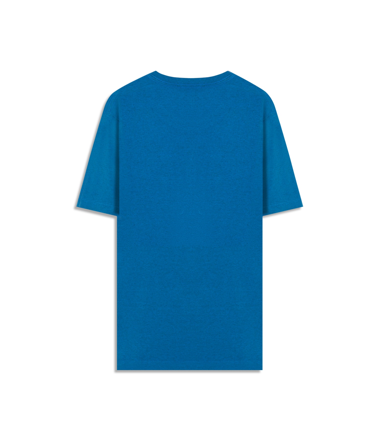 T-Shirt Mescla Sobretinto Mc Azul Bic Mescla