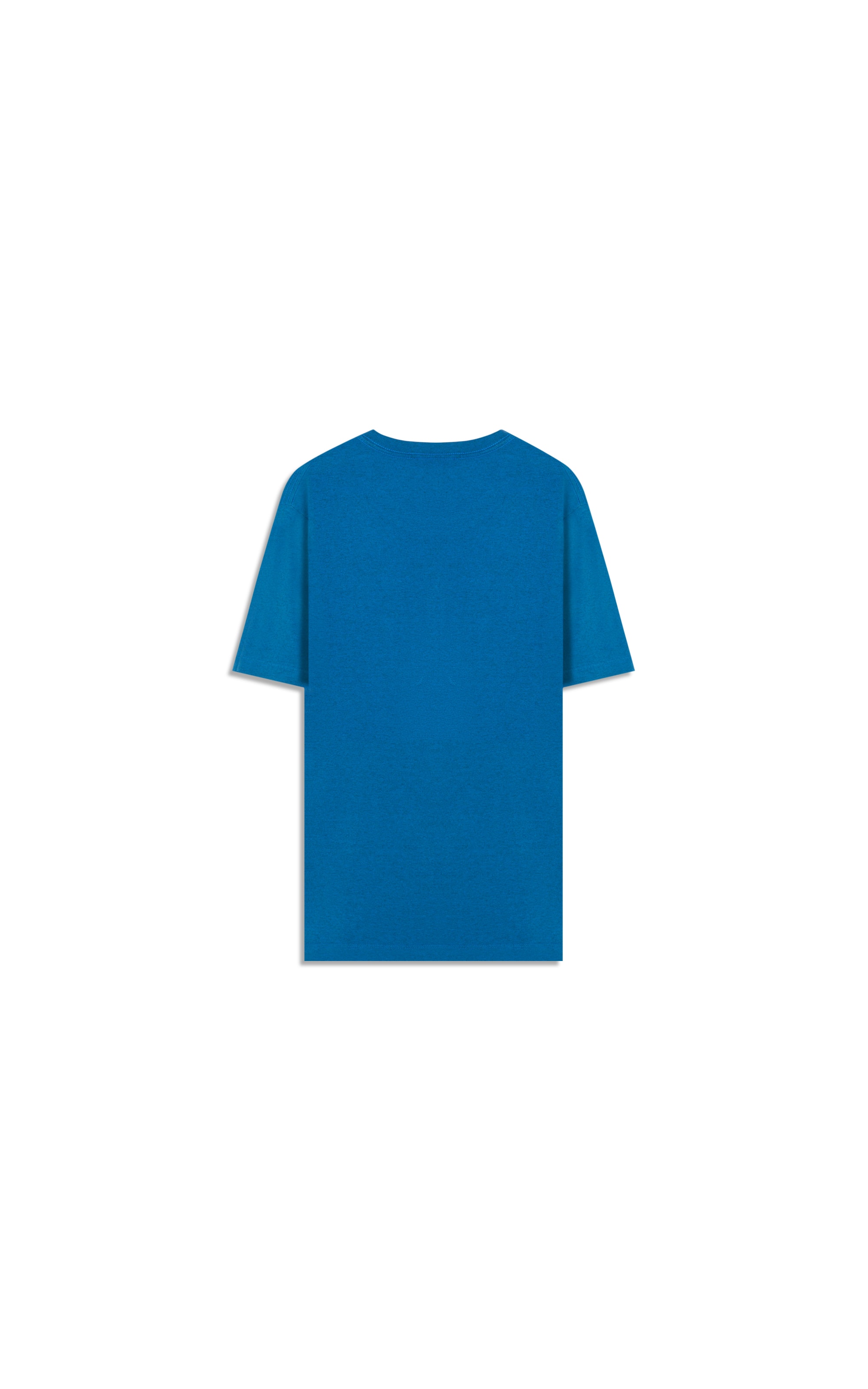 T-Shirt Mescla Sobretinto Mc Azul Bic Mescla