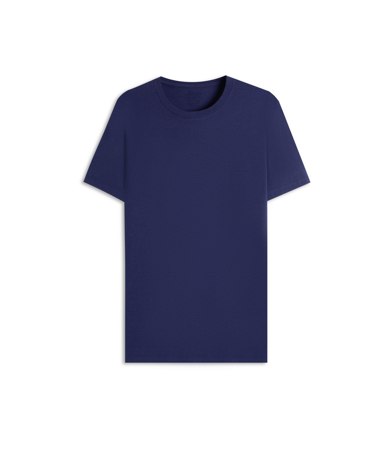 T-Shirt Mescla Sobretinto Mc Azul Jeans Mescla