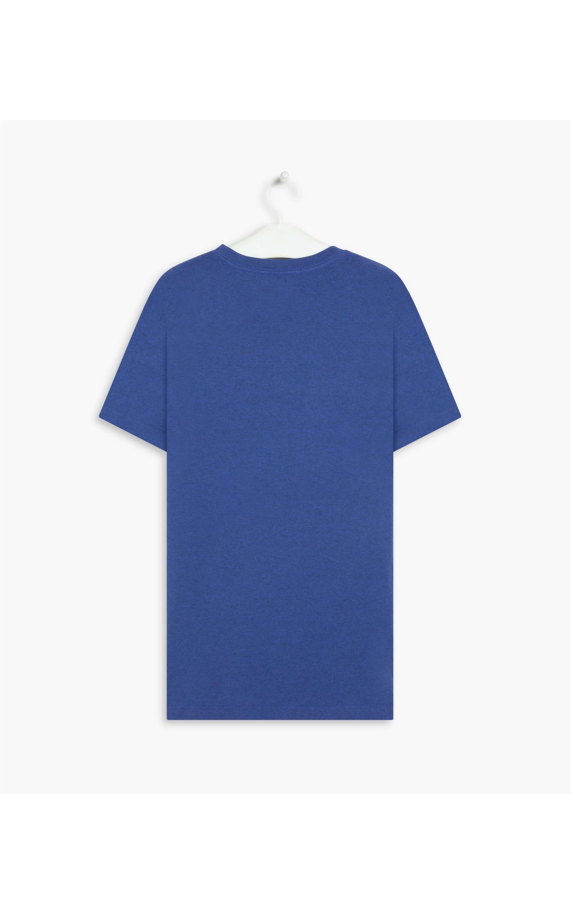 T-Shirt Mescla Sobretinto Mc Azul Mescla