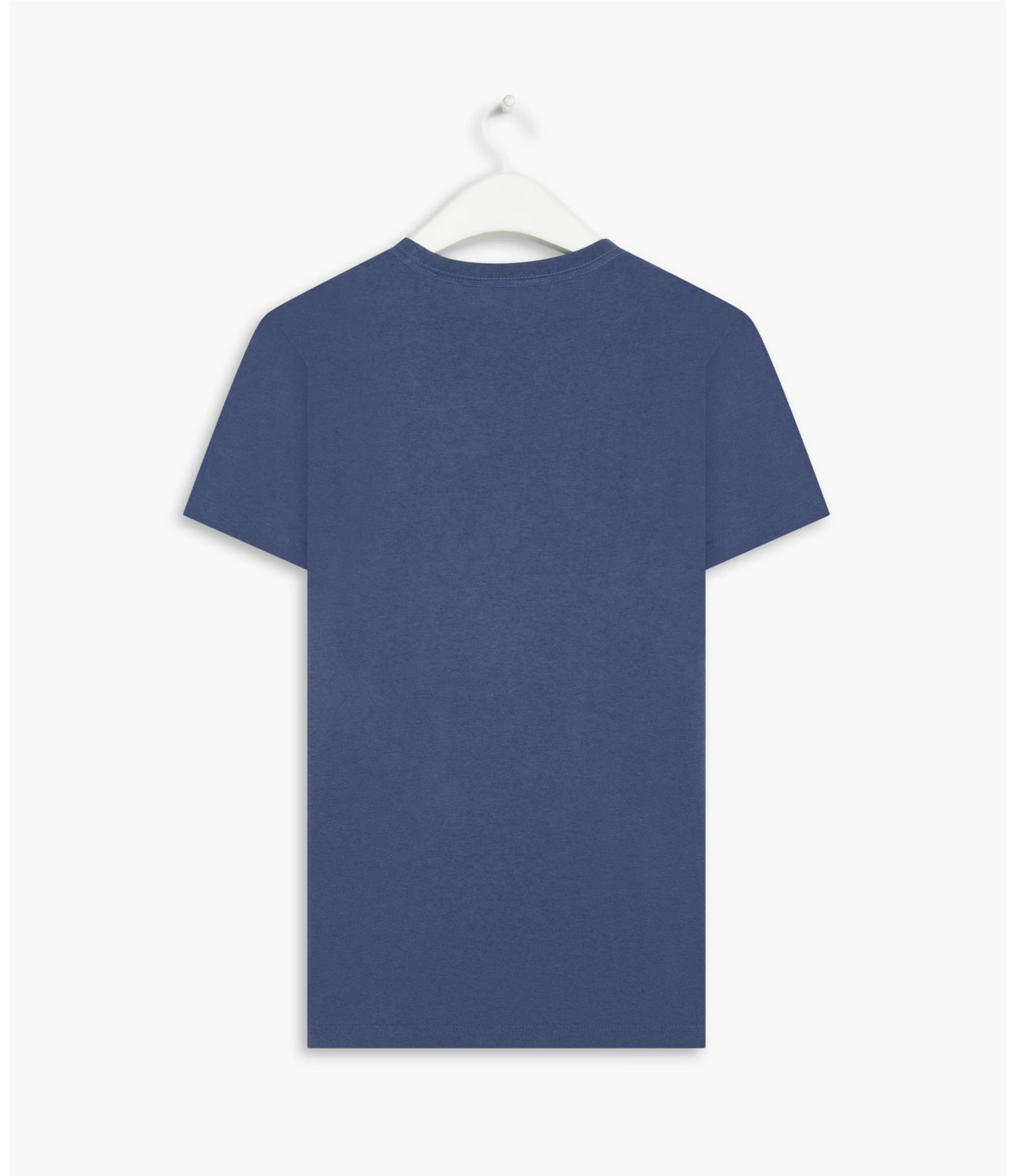 T-Shirt Mescla Sobretinto Mc Azul Mescla