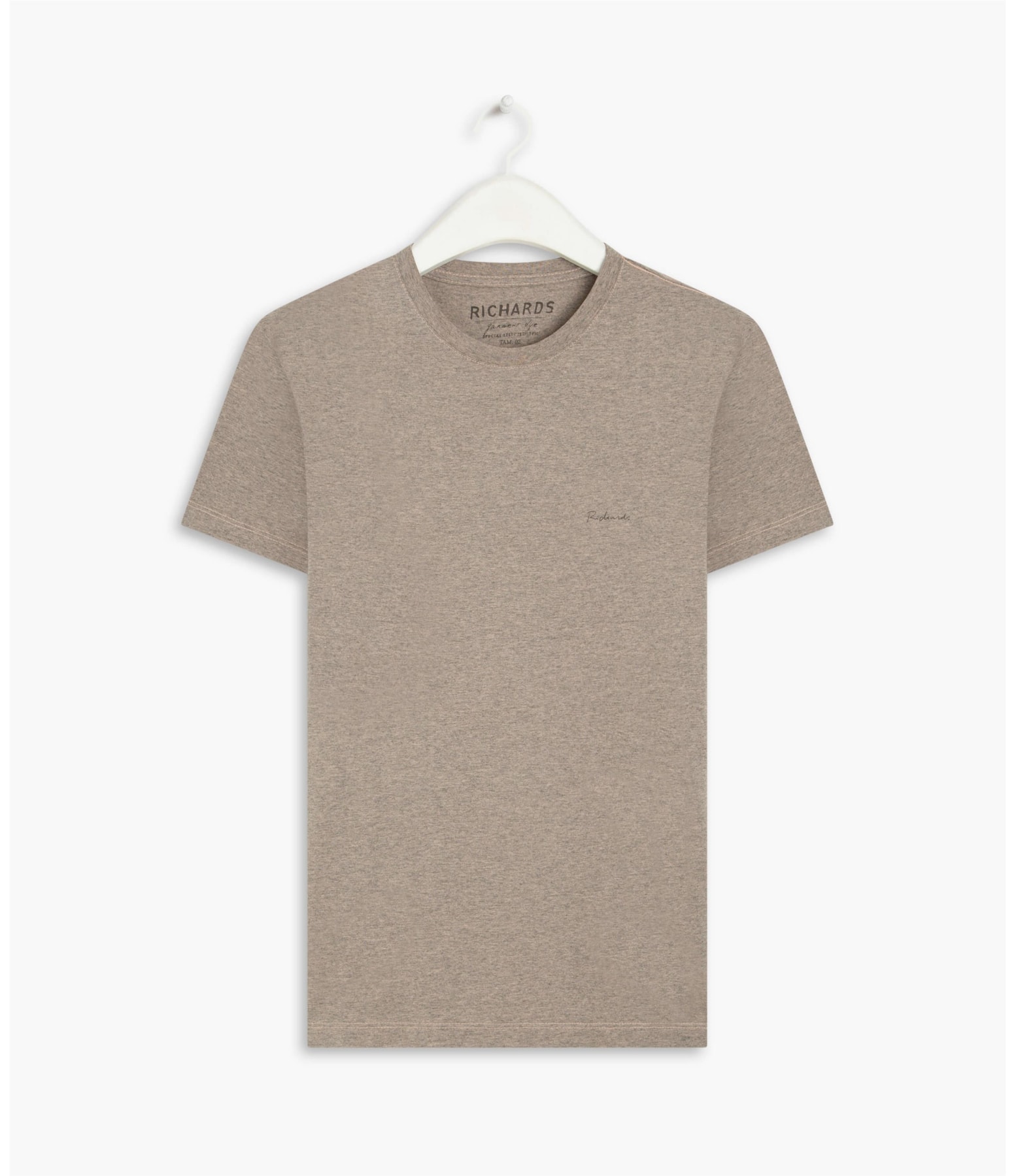 T-Shirt Mescla Sobretinto Mc Blush Mescla