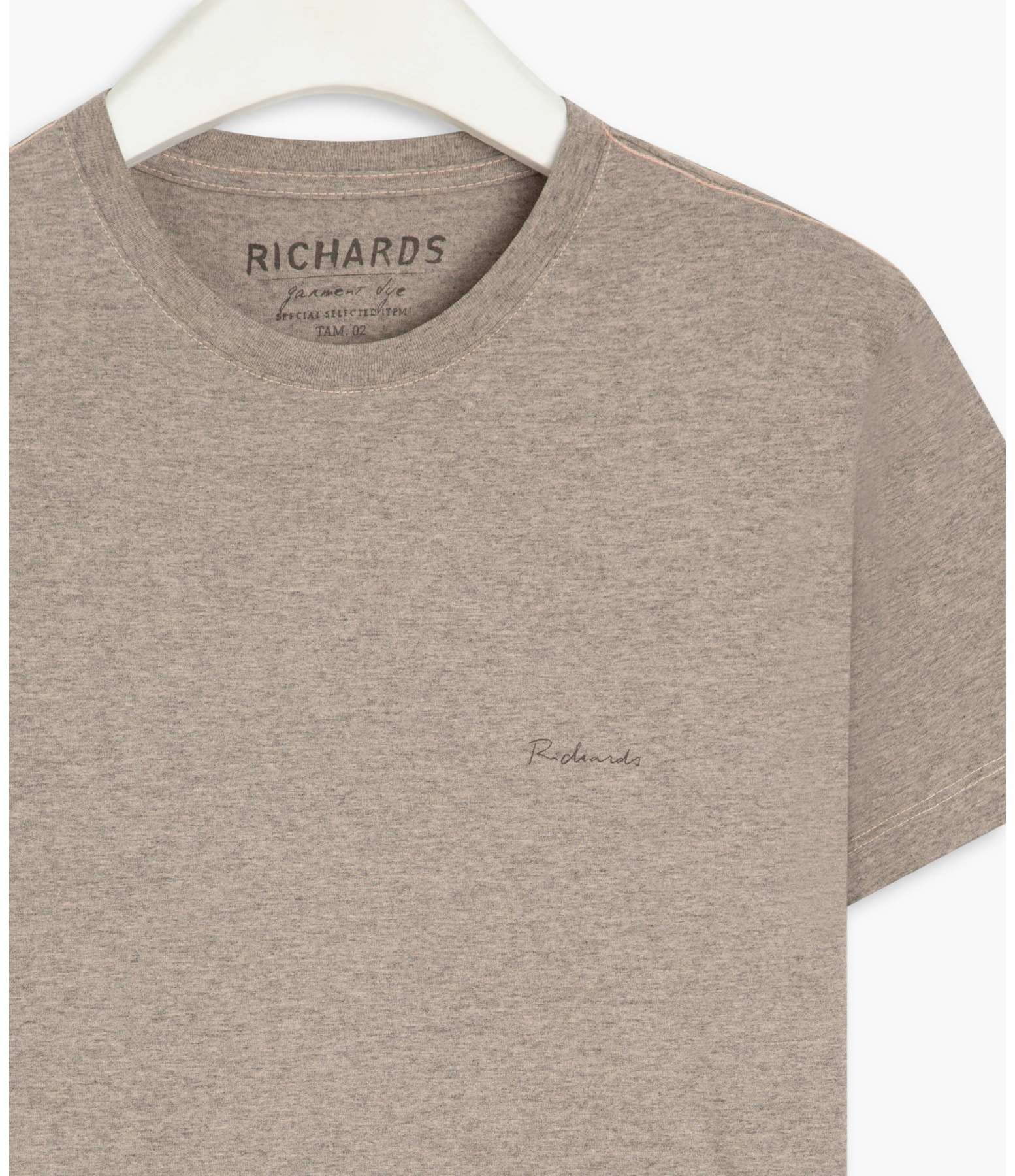 T-Shirt Mescla Sobretinto Mc Blush Mescla