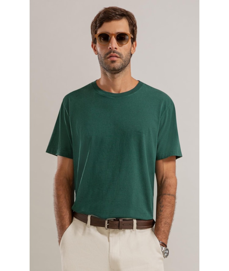 T-Shirt Mescla Sobretinto Mc Bottle Mescla