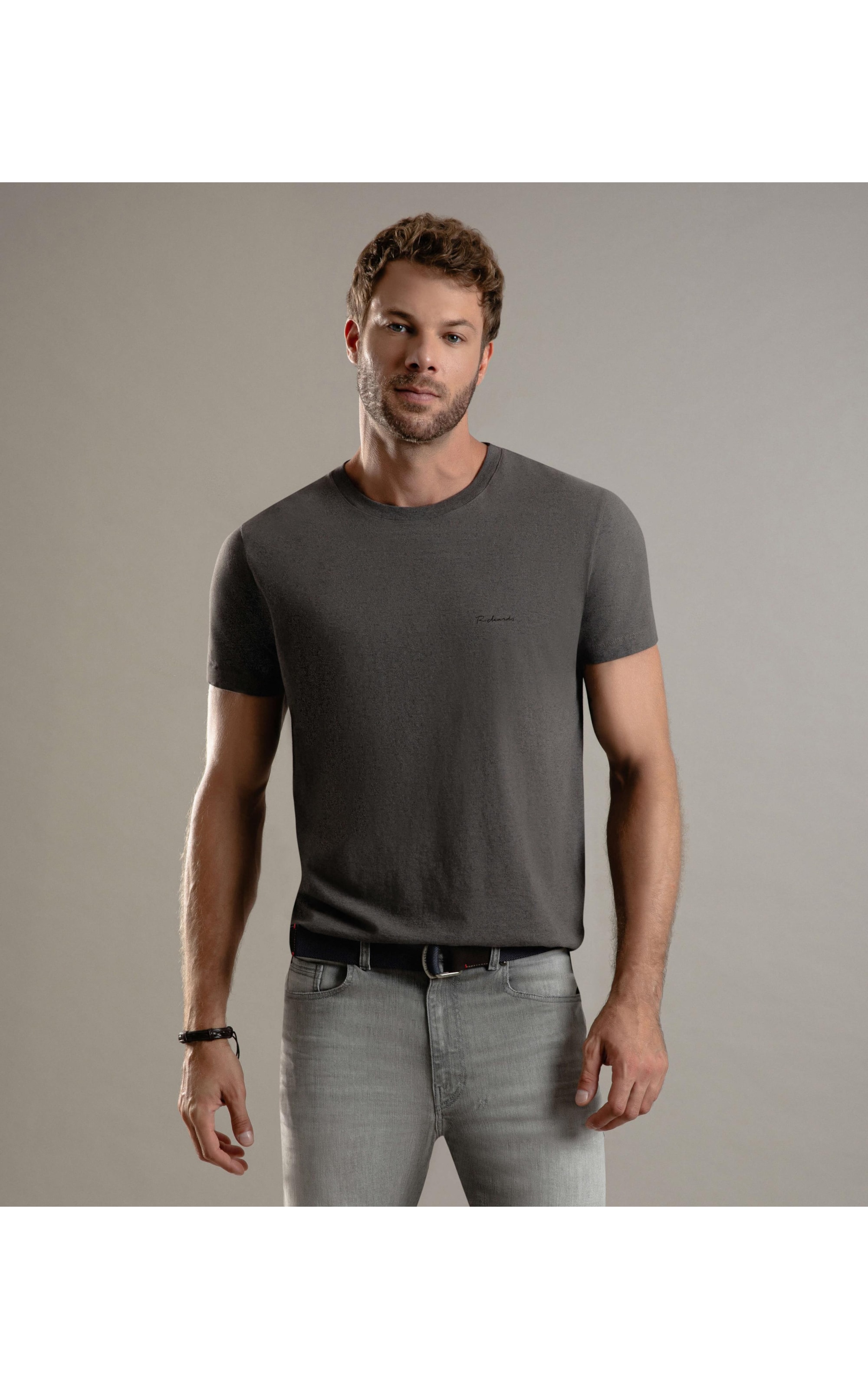 T-Shirt Mescla Sobretinto Mc Castor