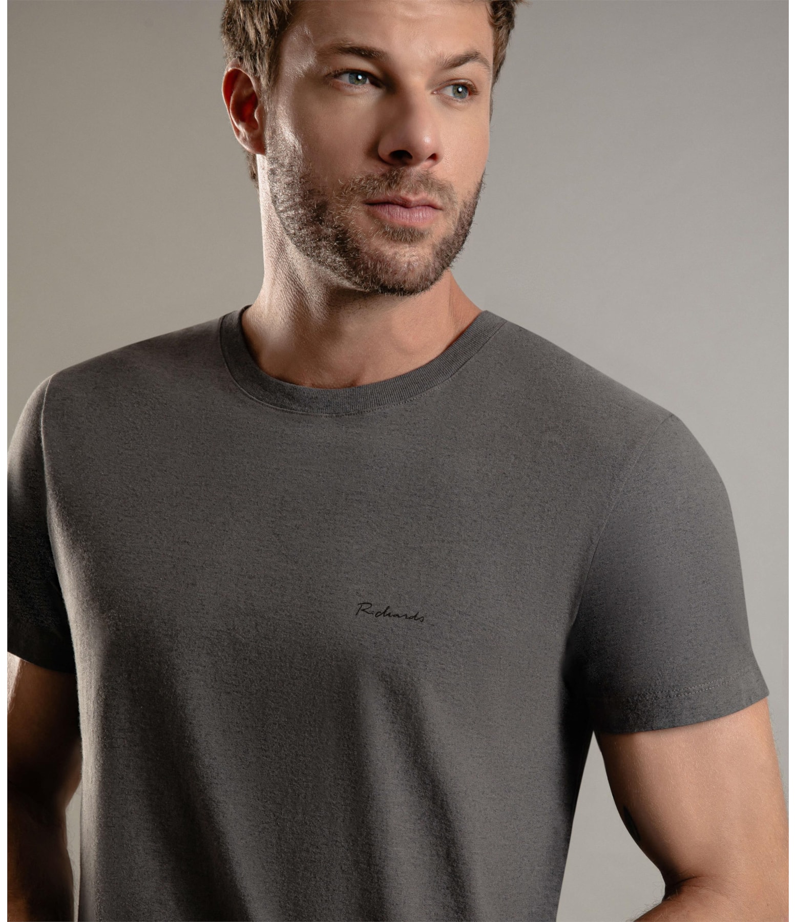 T-Shirt Mescla Sobretinto Mc Castor