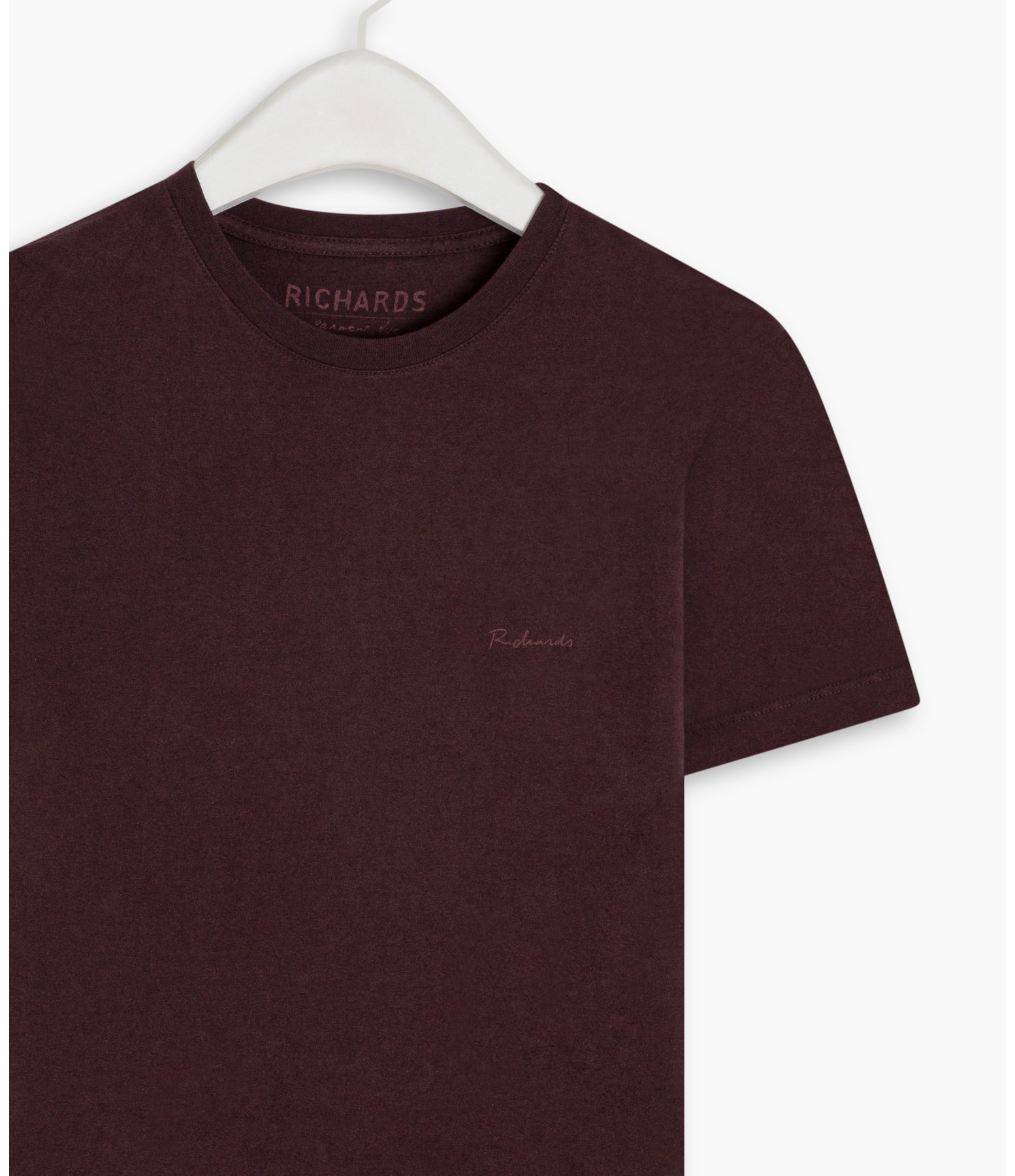 T-Shirt Mescla Sobretinto Mc Darw Wine Mescla