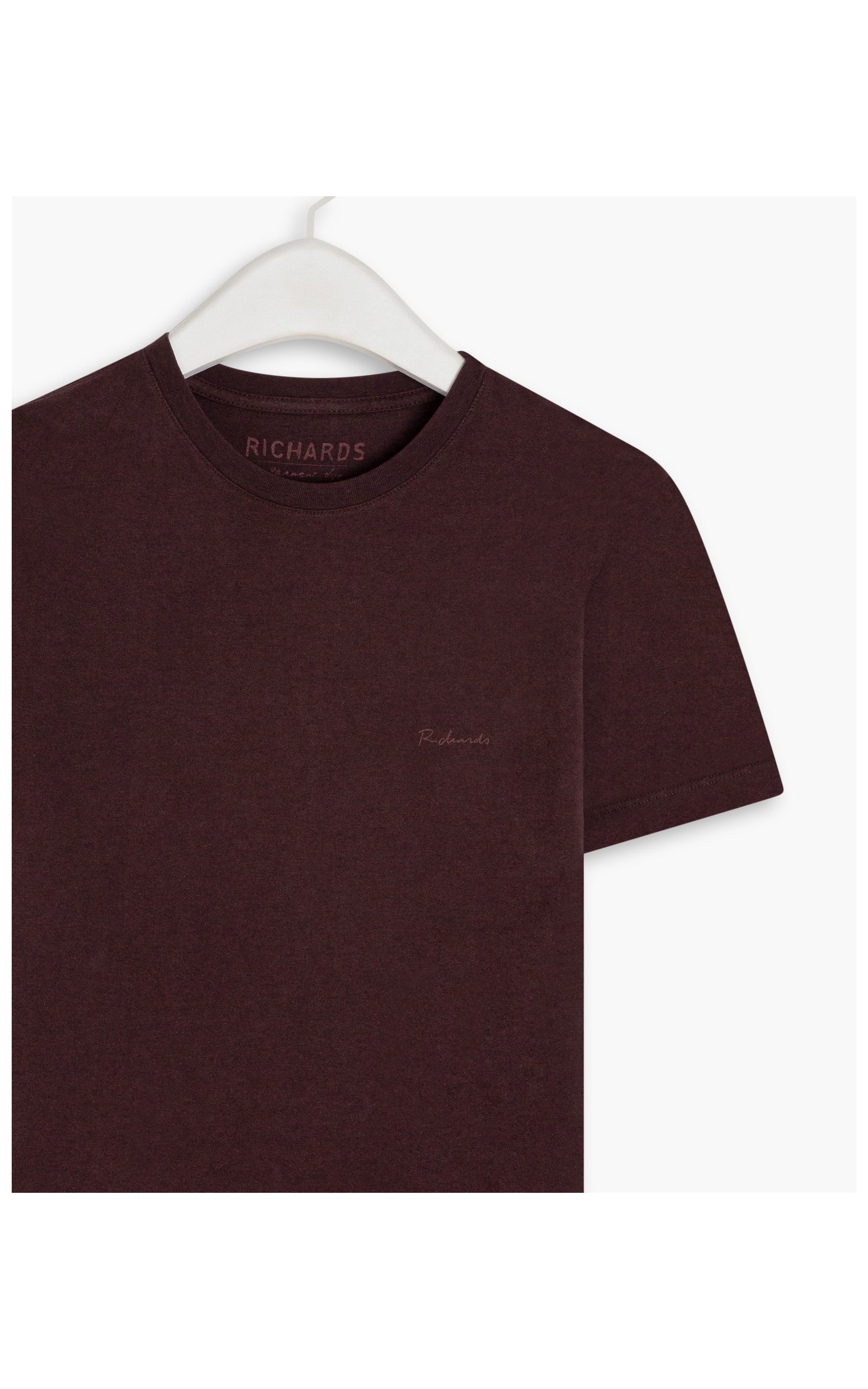 T-Shirt Mescla Sobretinto Mc Darw Wine Mescla
