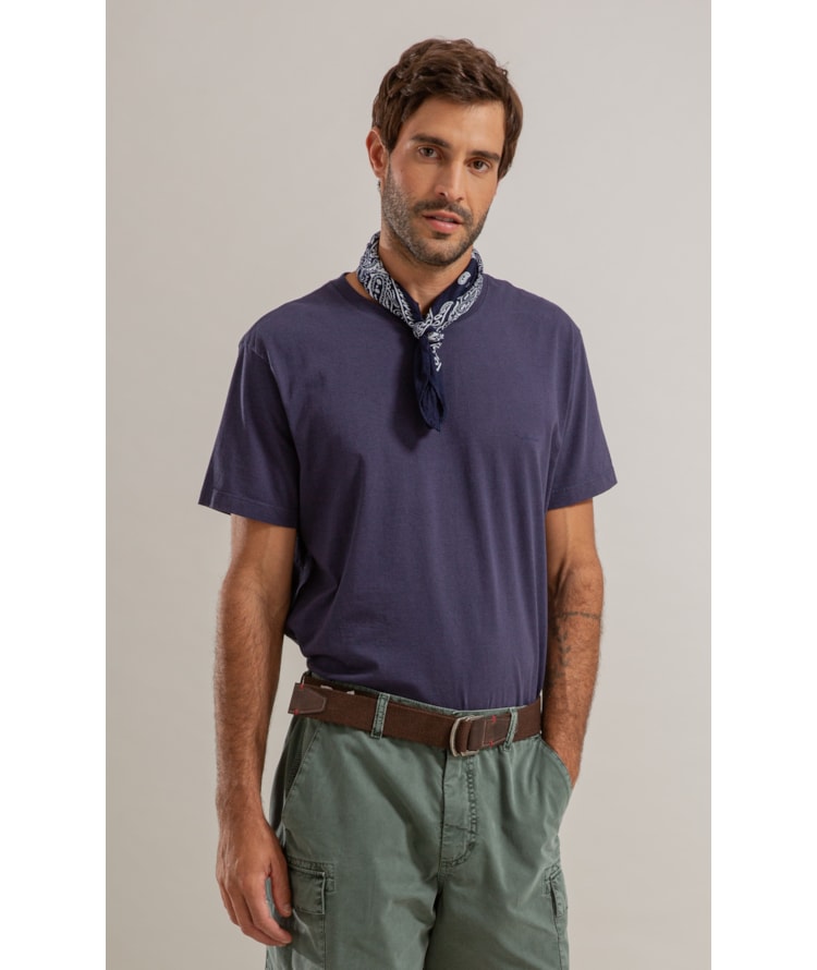 T-Shirt Mescla Sobretinto Mc Old Purple